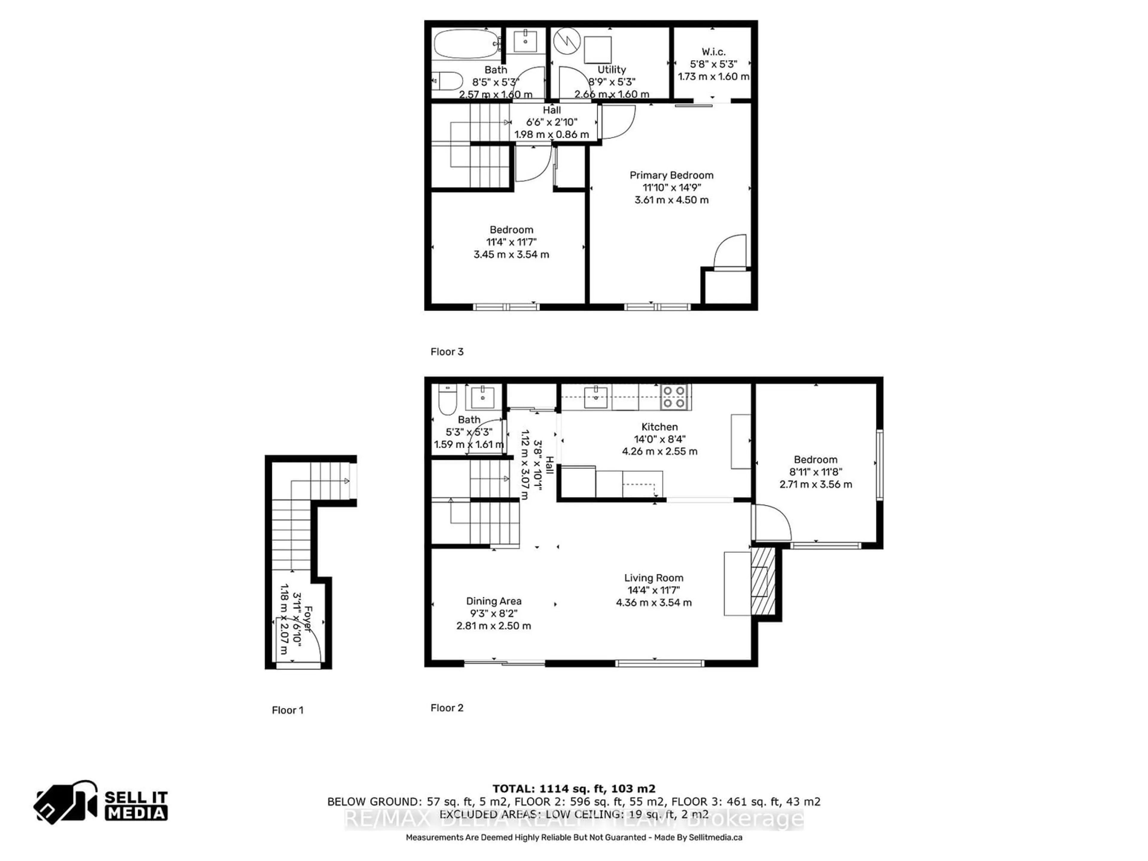 Floor plan for 766 St. Andre Dr #11B, Orleans - Convent Glen and Area Ontario K1C 4S8