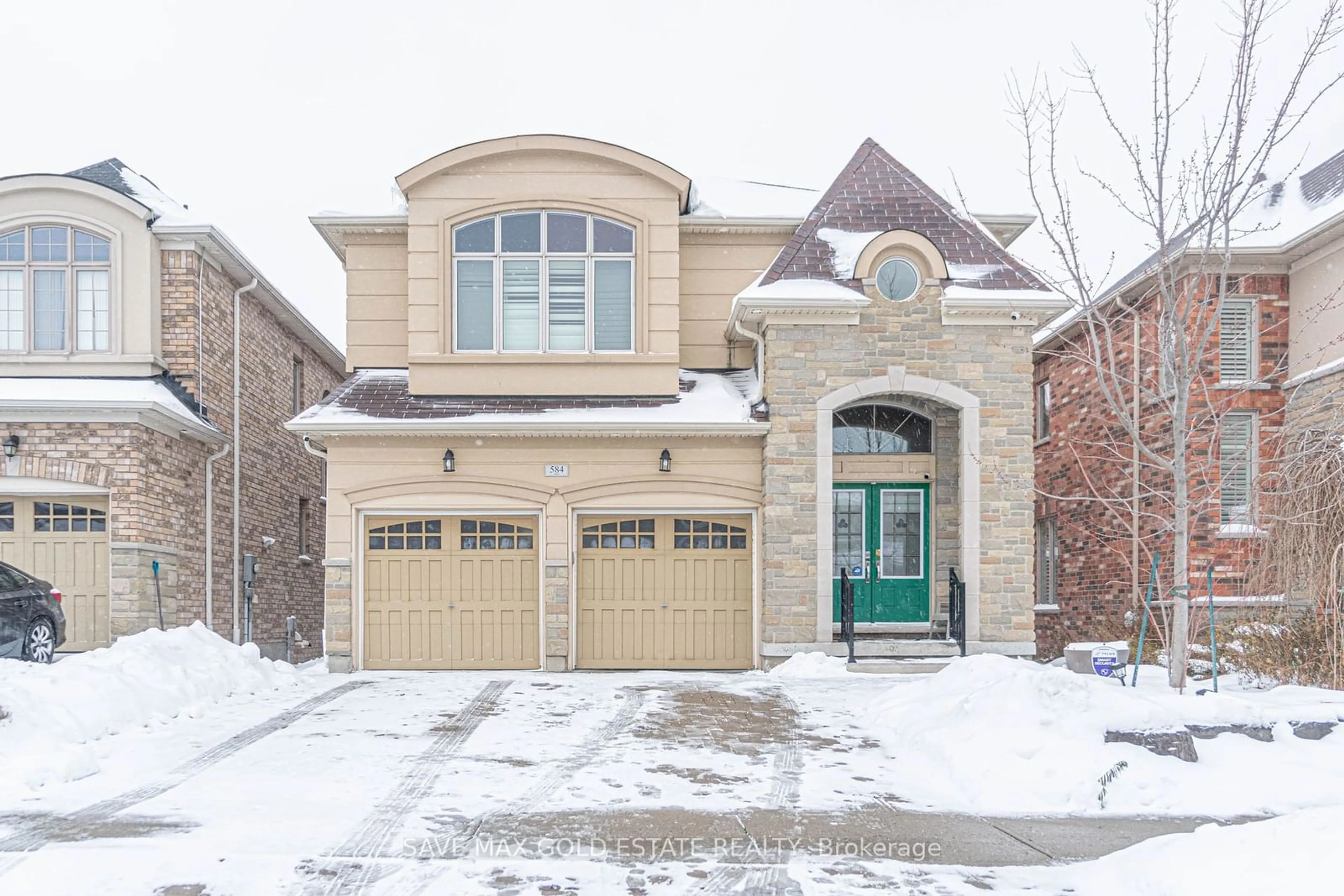 Home with brick exterior material, street for 584 PINERY Tr, Waterloo Ontario N2V 2Y3