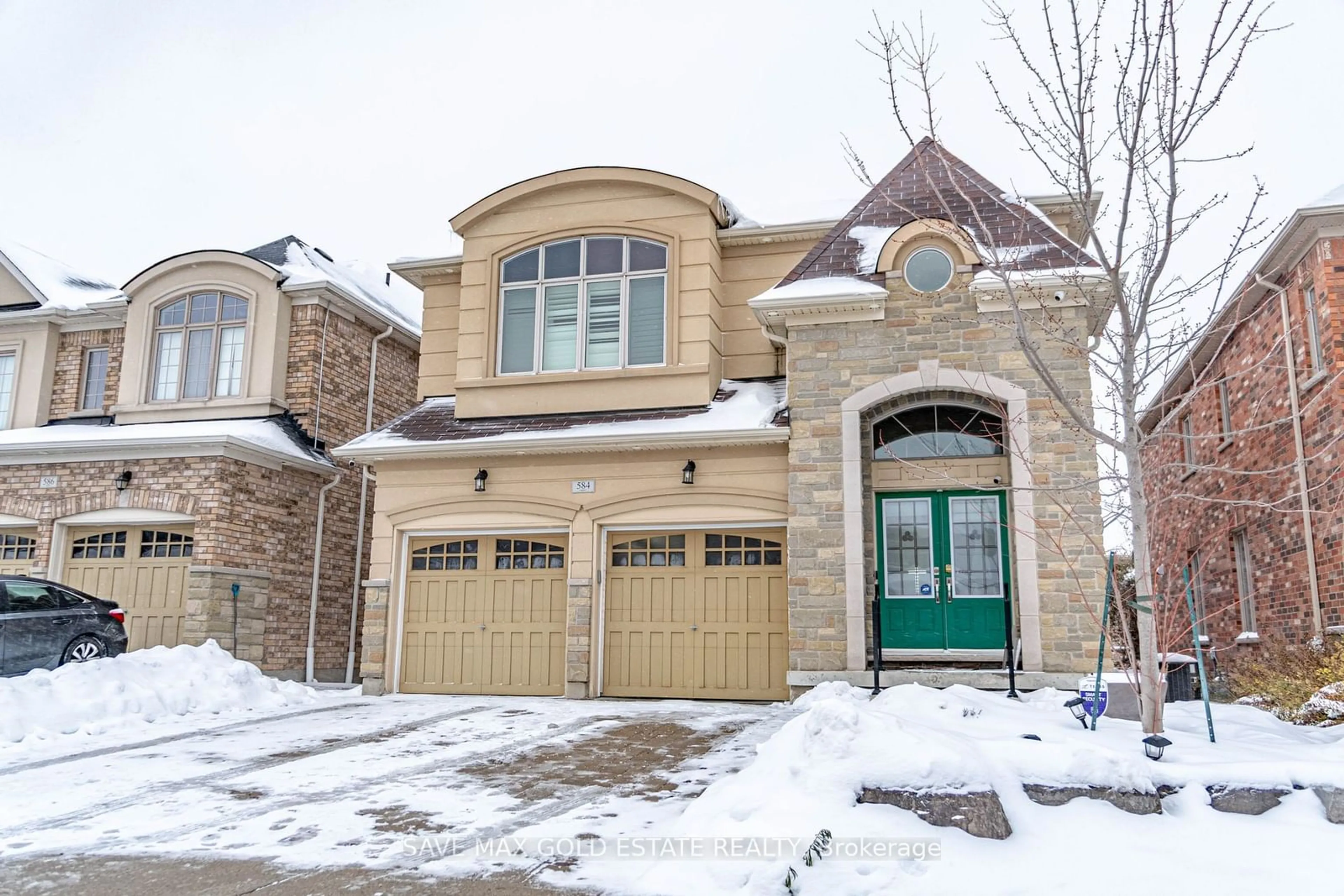 Home with brick exterior material, street for 584 PINERY Tr, Waterloo Ontario N2V 2Y3