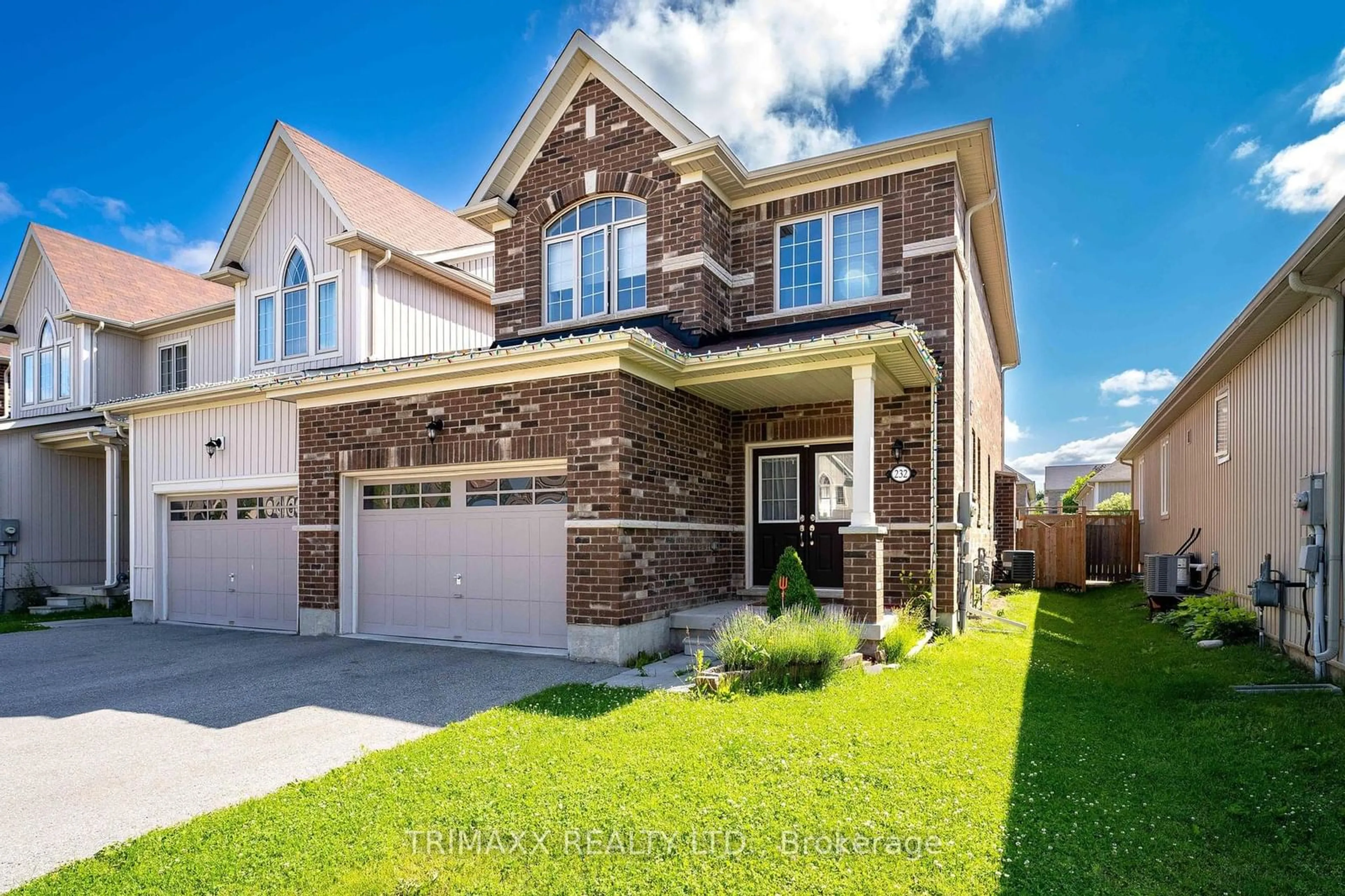 Home with brick exterior material, street for 232 Palmer Lane, Woodstock Ontario N4S 7W2