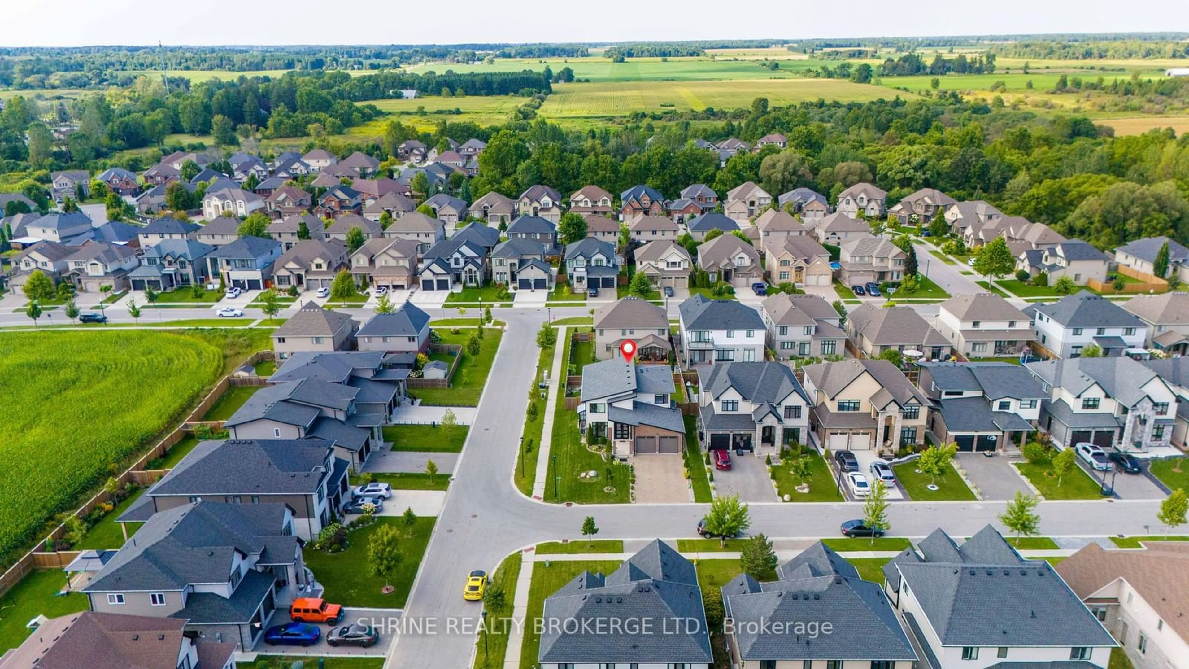 A pic from outside/outdoor area/front of a property/back of a property/a pic from drone, street for 1552 Sandridge Ave, London Ontario N5X 0G5