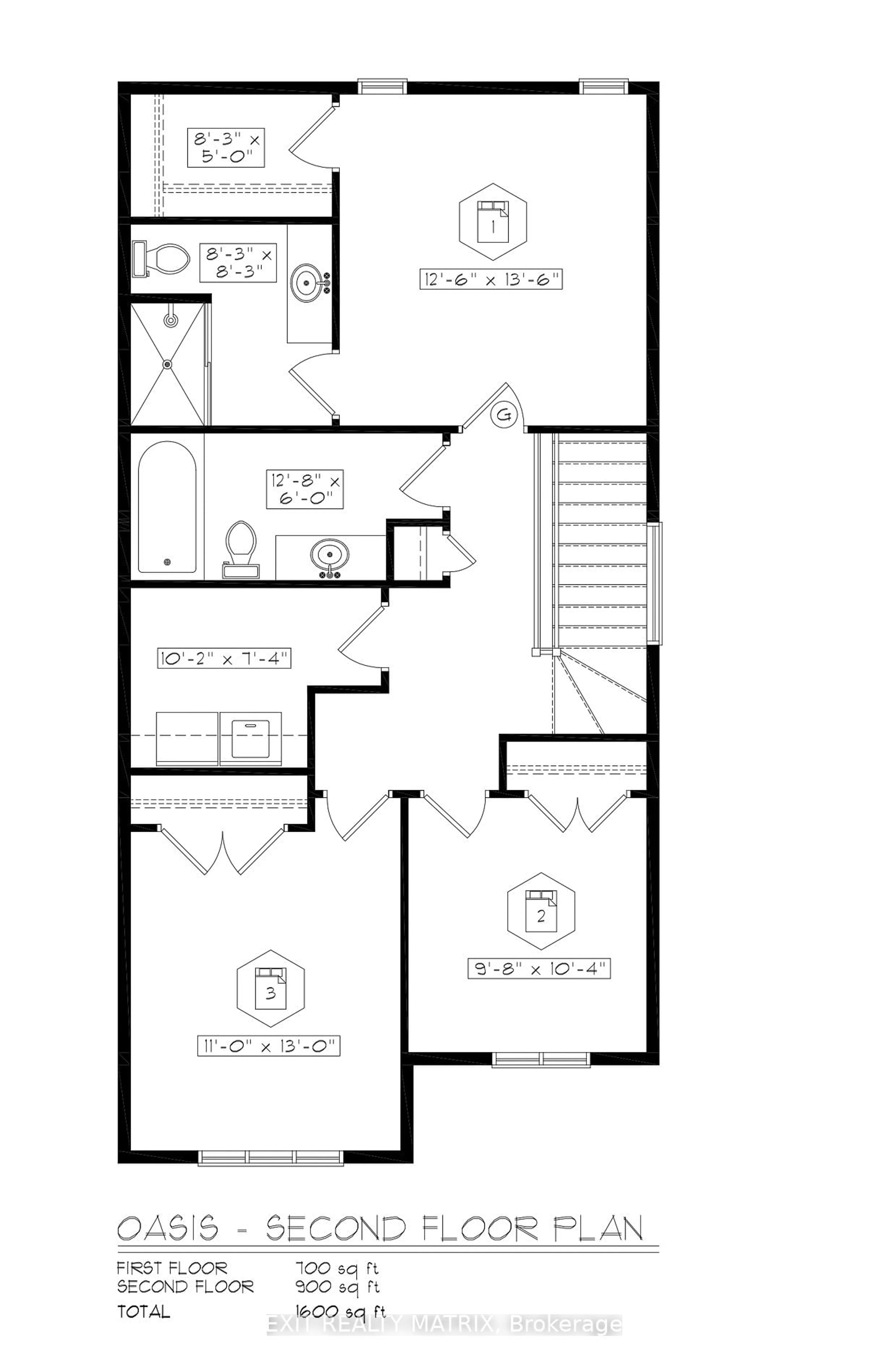 Floor plan for 1404 Caroline Crt, Cornwall Ontario K6J 0C5