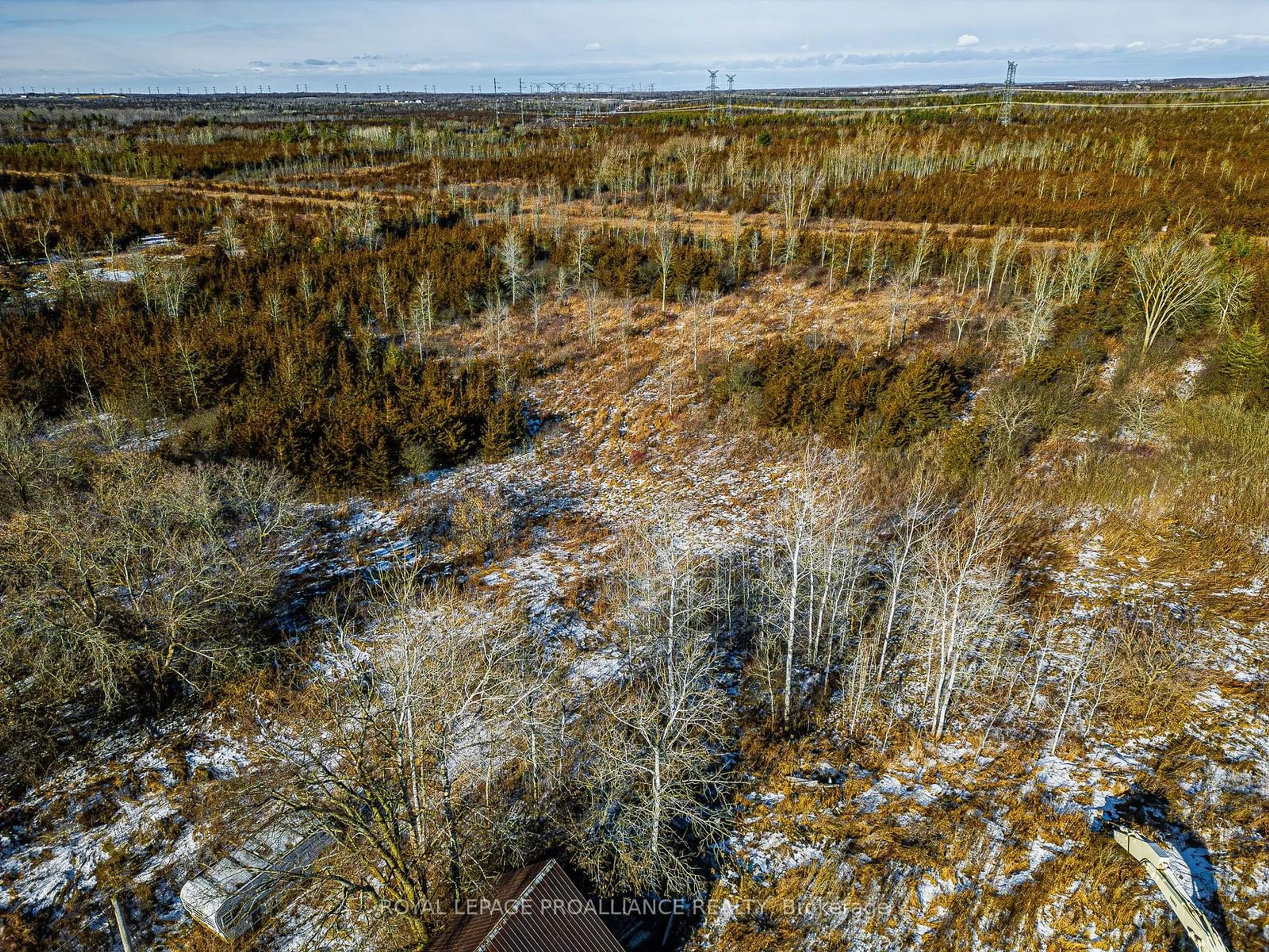 A pic from outside/outdoor area/front of a property/back of a property/a pic from drone, forest/trees view for 611 Callaghan Rd, Tyendinaga Ontario K0K 2N0