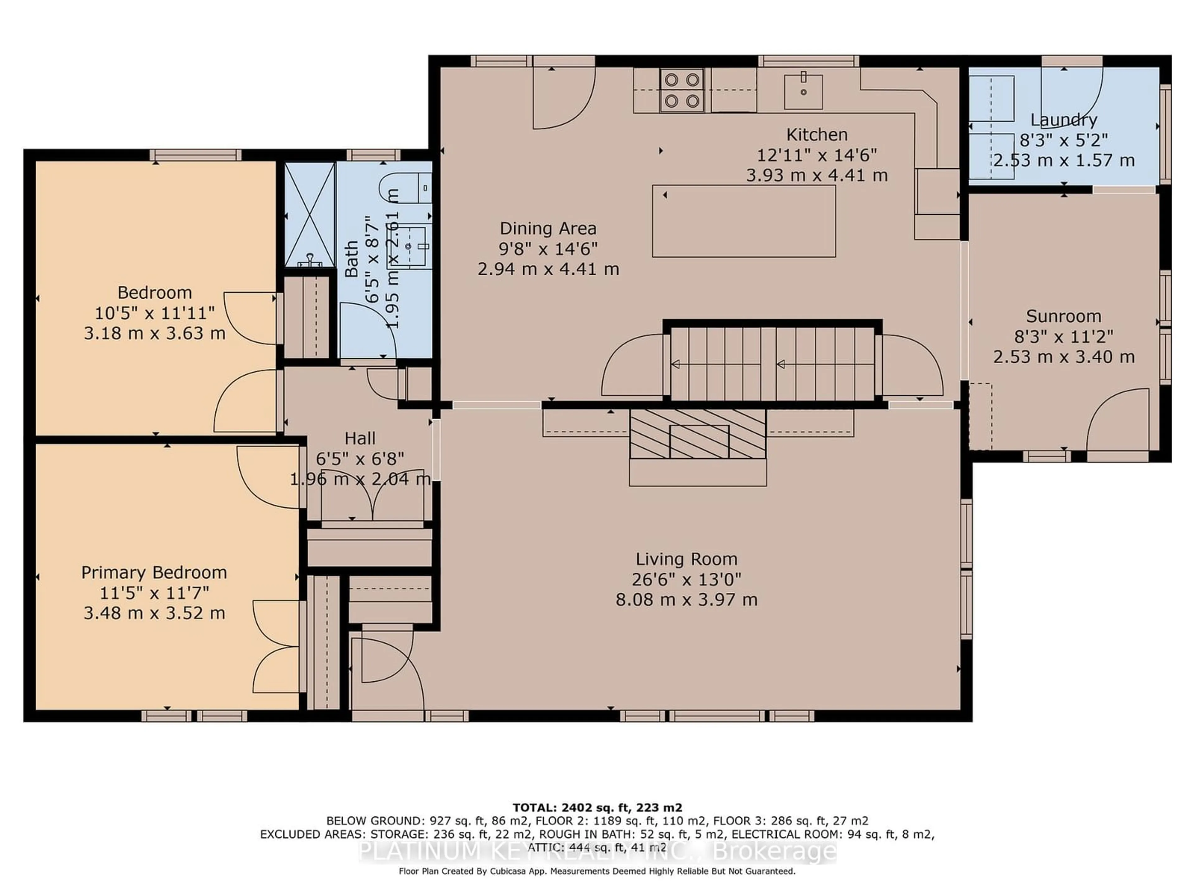 Floor plan for 405 Victoria St, Warwick Ontario N0M 2S0