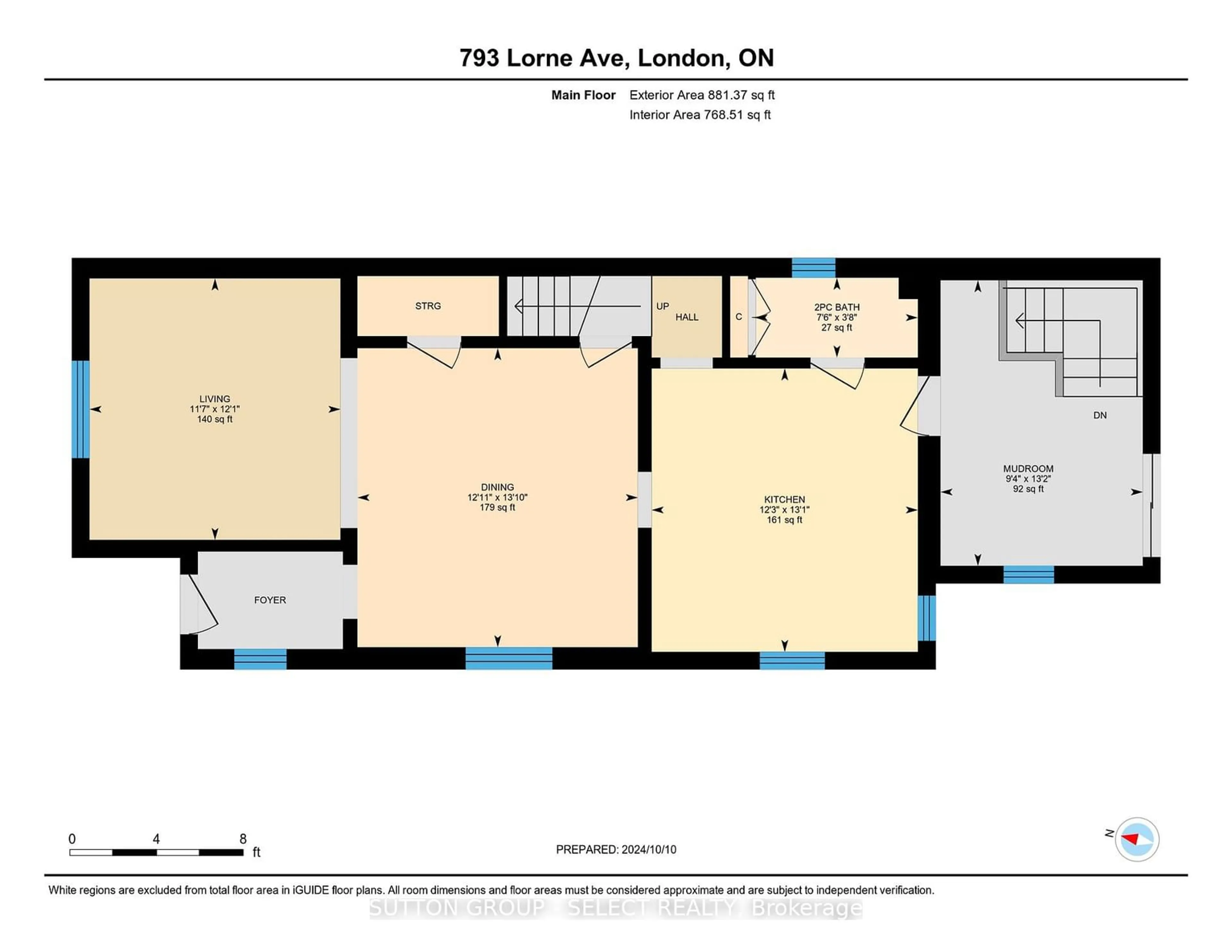 Floor plan for 793 LORNE Ave, London Ontario N5W 3K9