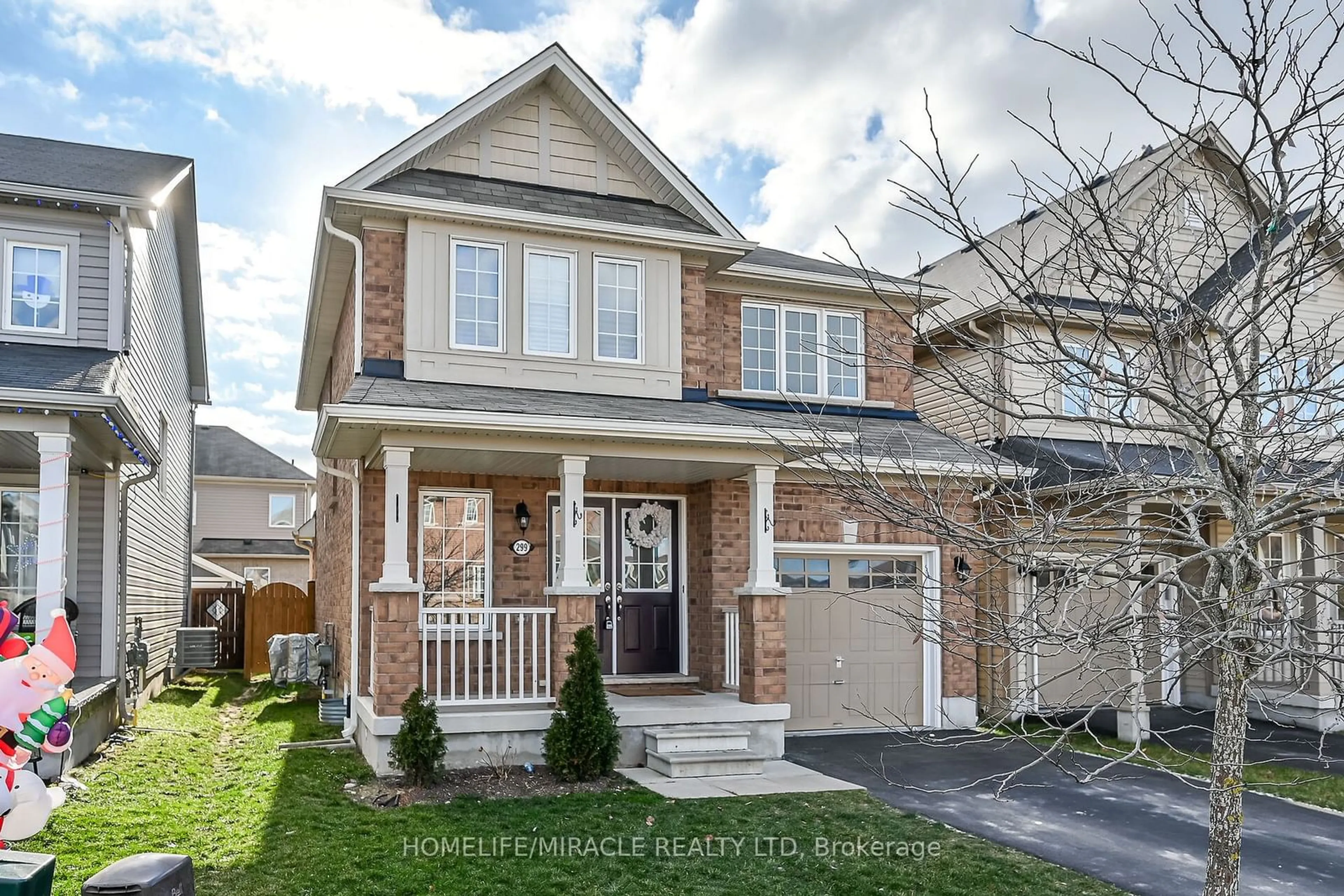 Home with brick exterior material, street for 299 Windwood Dr, Hamilton Ontario L0R 1C0