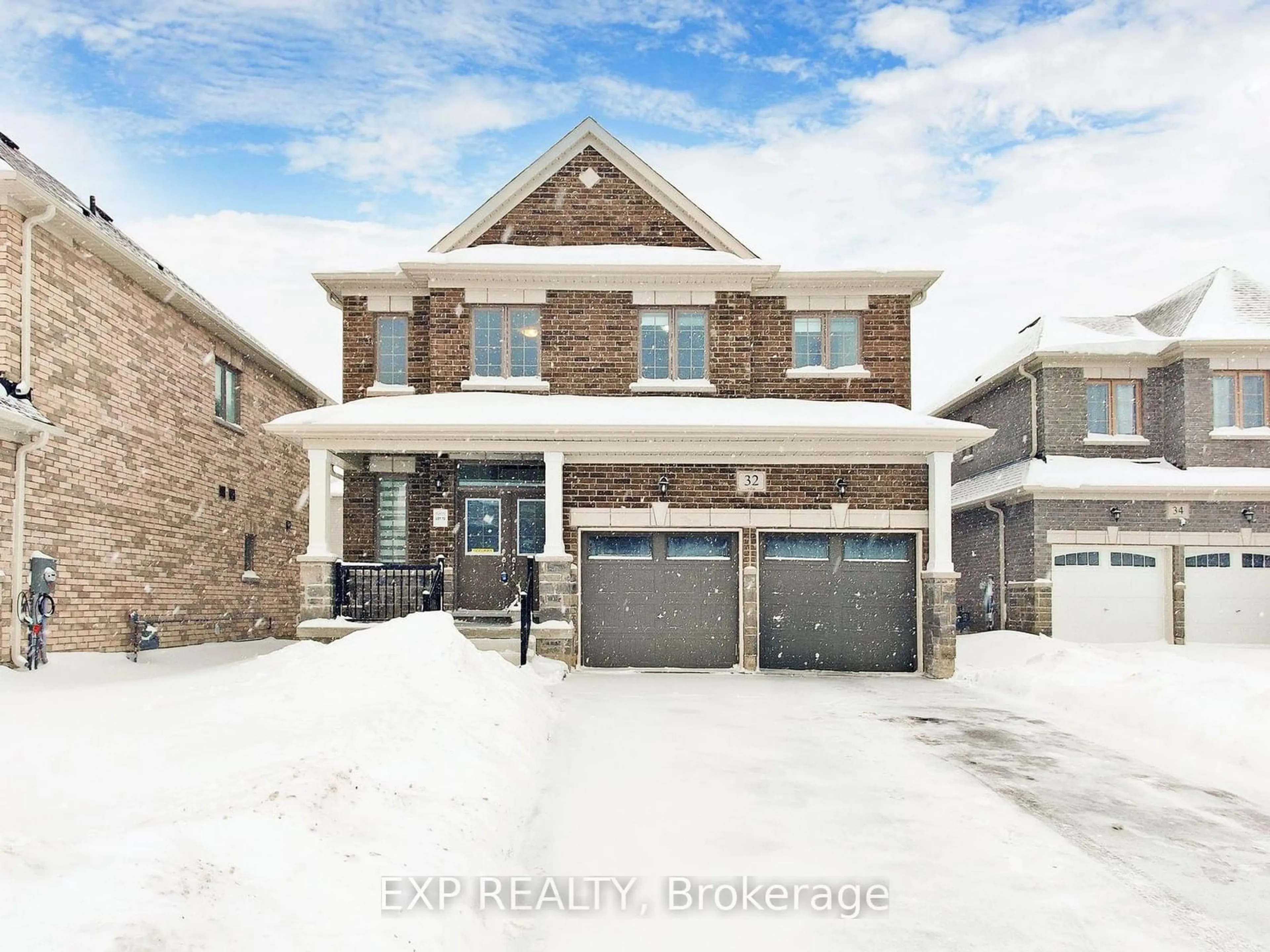 Home with brick exterior material, street for 32 Doc Lougheed Ave, Southgate Ontario N0C 1B0