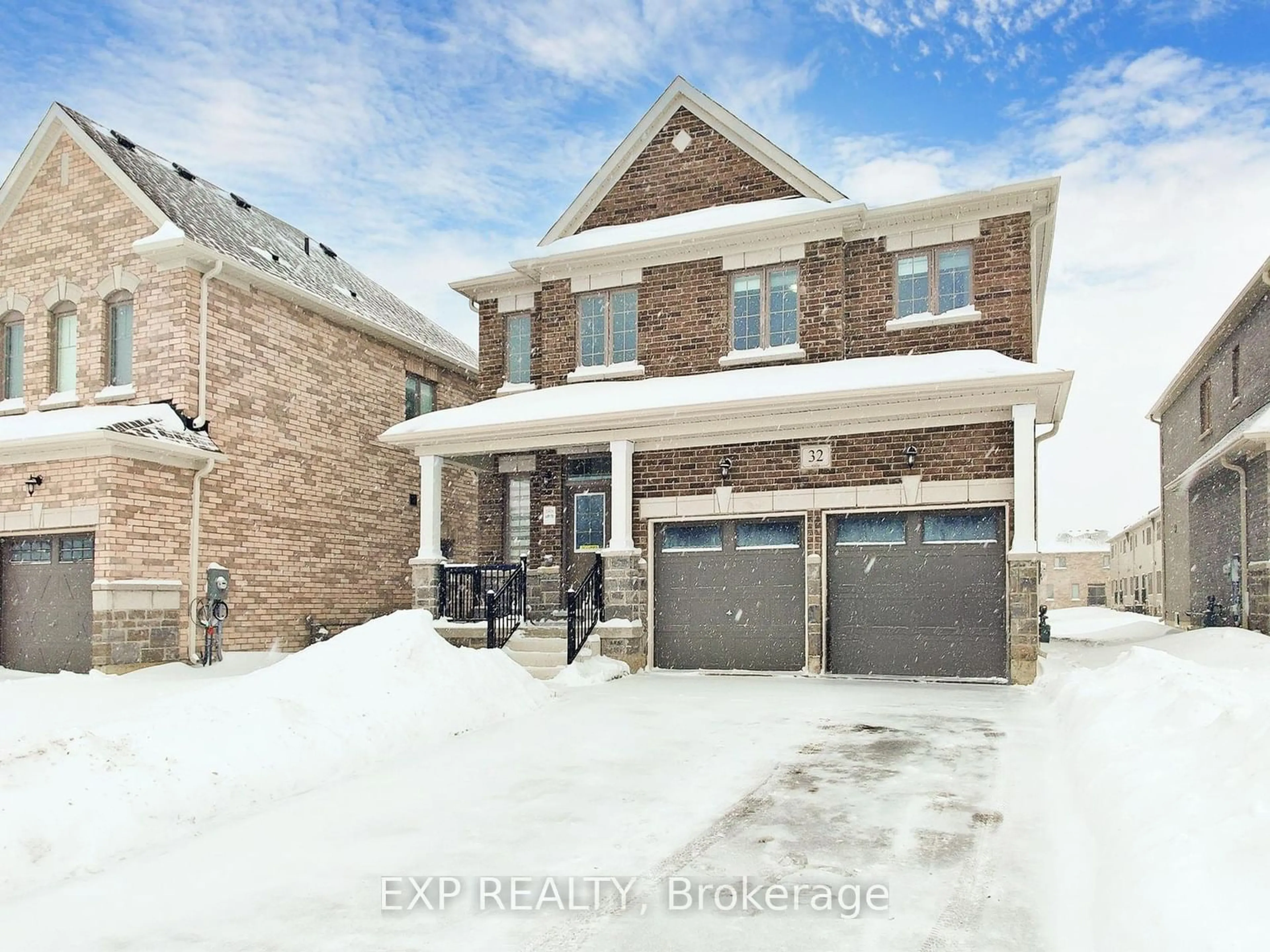 Home with brick exterior material, street for 32 Doc Lougheed Ave, Southgate Ontario N0C 1B0