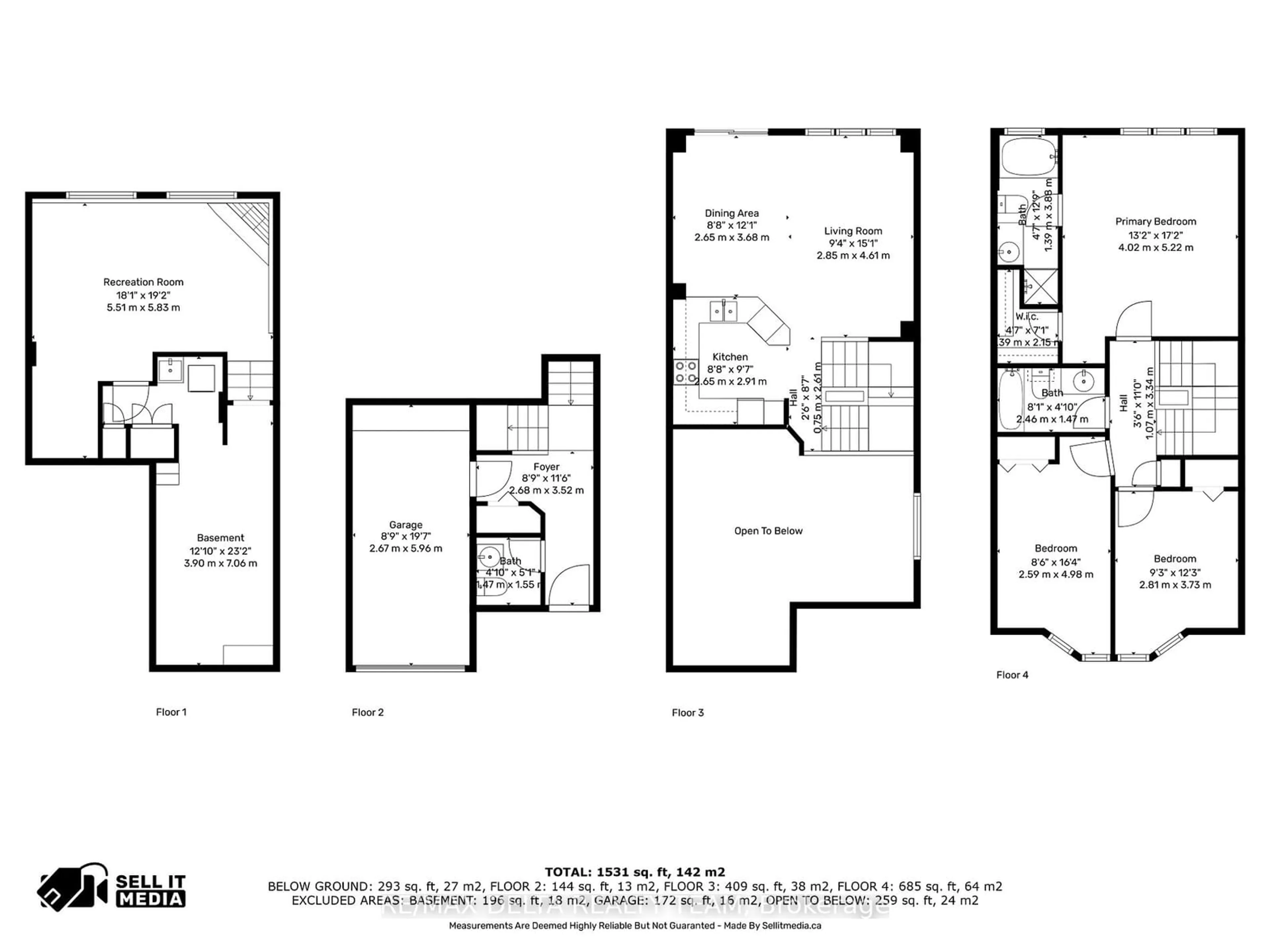 Floor plan for 234 Parkrose, Orleans - Cumberland and Area Ontario K4A 0N8