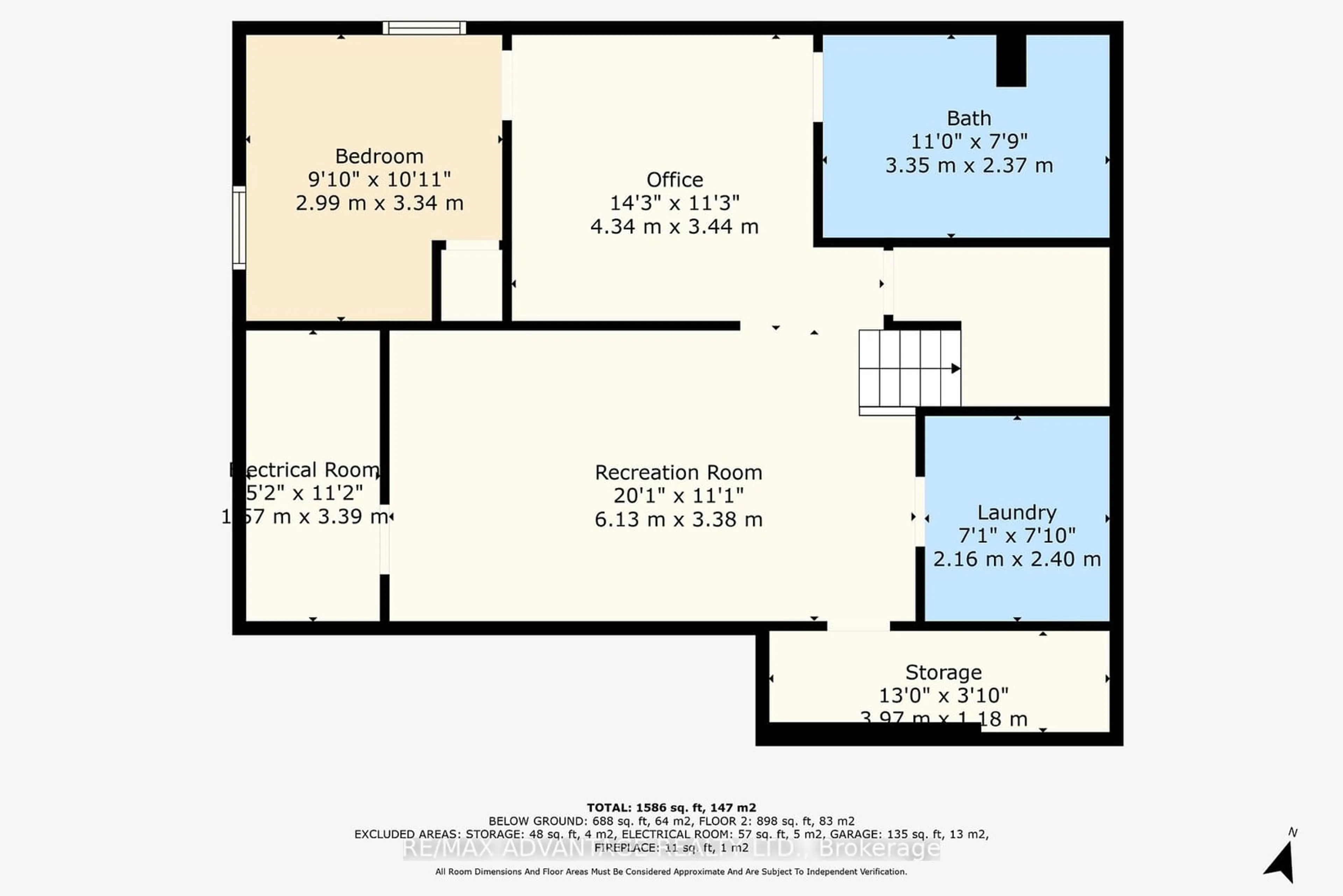 Floor plan for 56 David St, London Ontario N6P 1B3