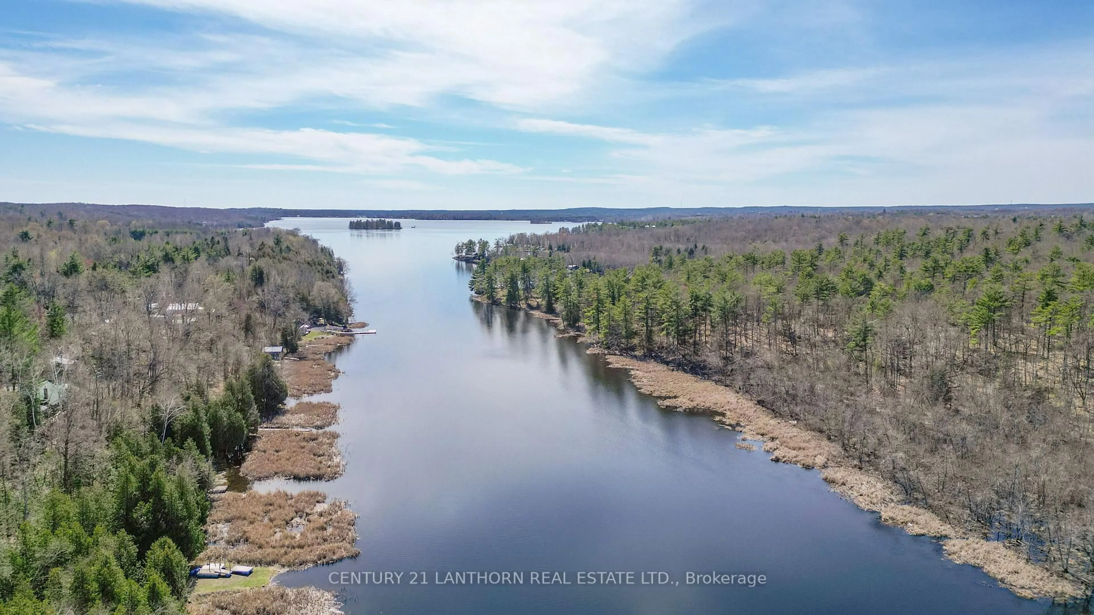 A pic from outside/outdoor area/front of a property/back of a property/a pic from drone, water/lake/river/ocean view for 177 Camp Lane, Tweed Ontario K0K 3J0