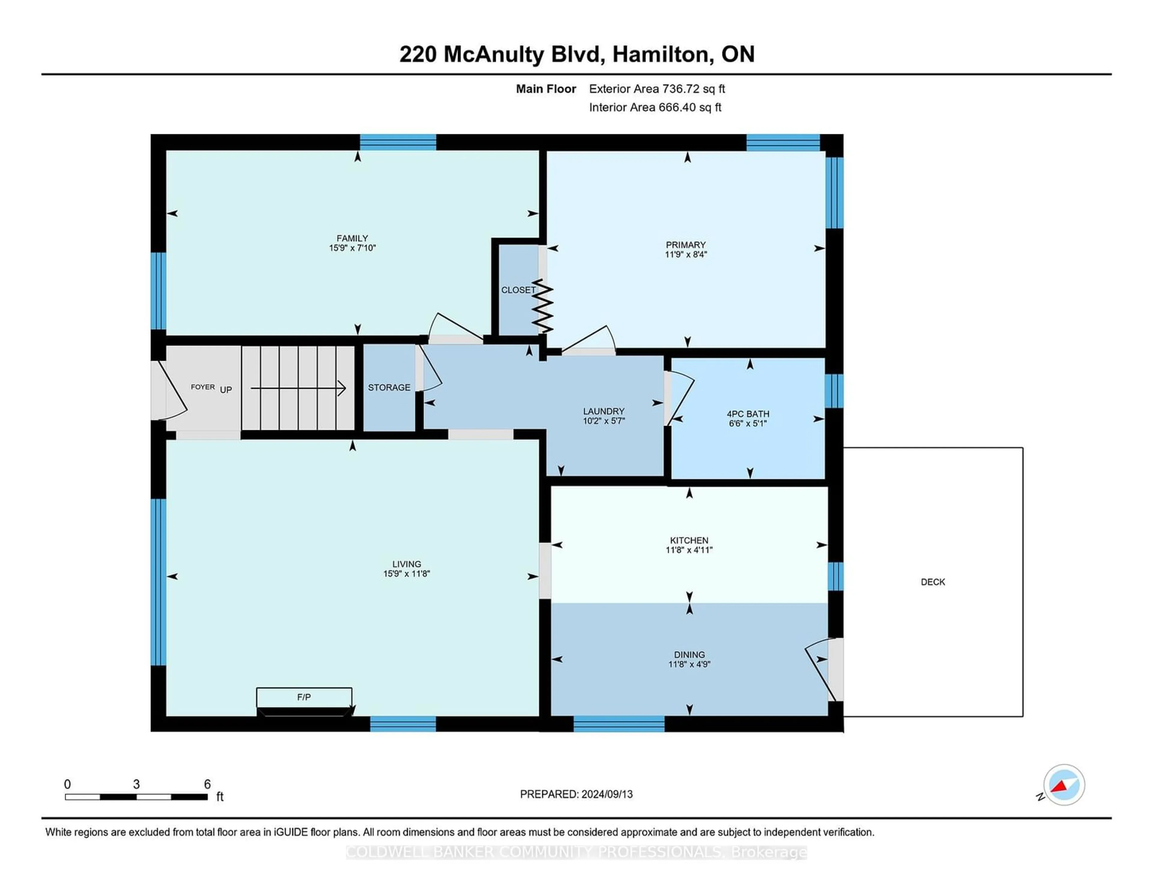 Floor plan for 220 Mcanulty Blvd, Hamilton Ontario L8H 3J1