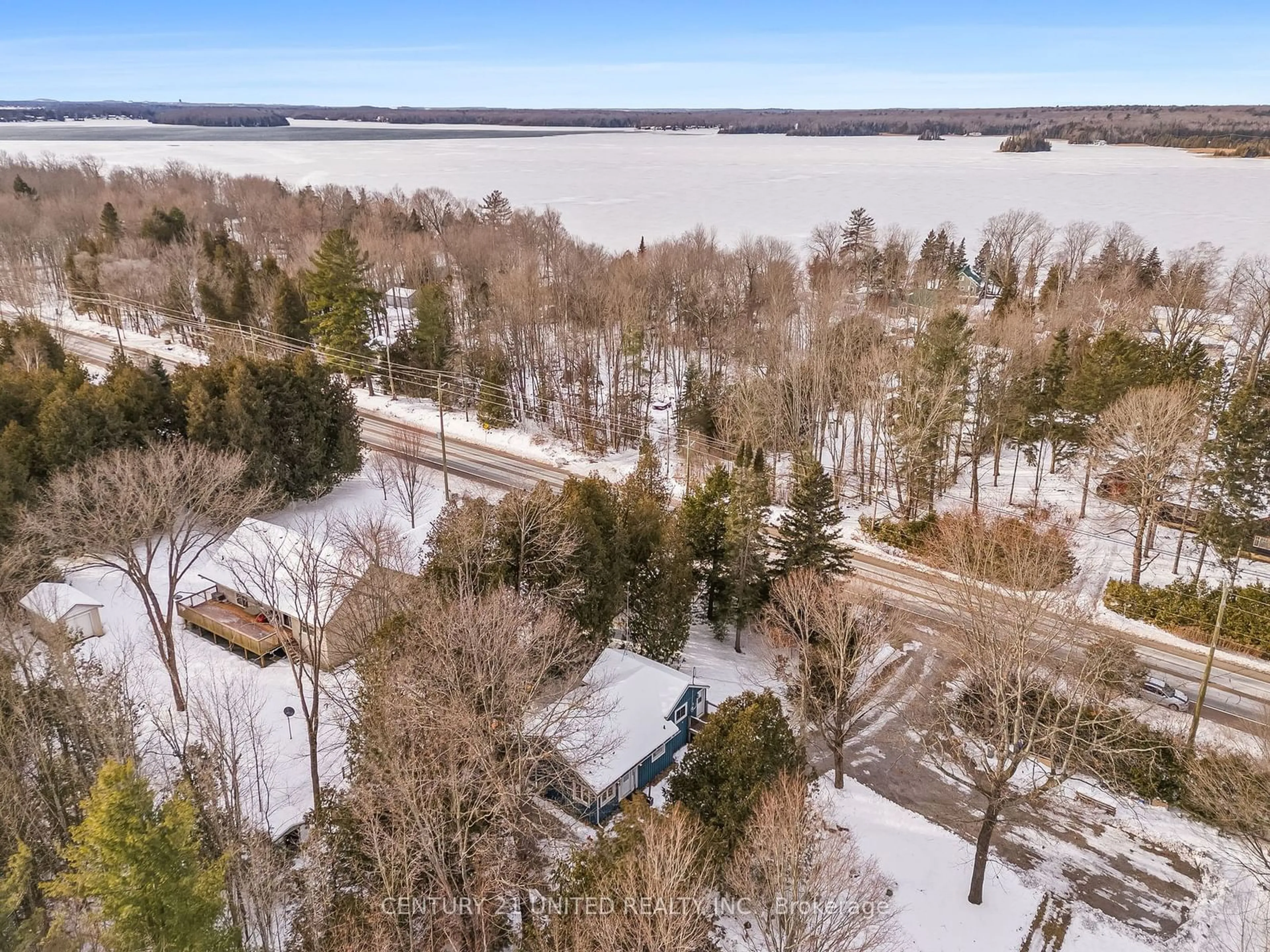 A pic from outside/outdoor area/front of a property/back of a property/a pic from drone, water/lake/river/ocean view for 2619 Buckhorn Rd, Smith-Ennismore-Lakefield Ontario K0L 2H0