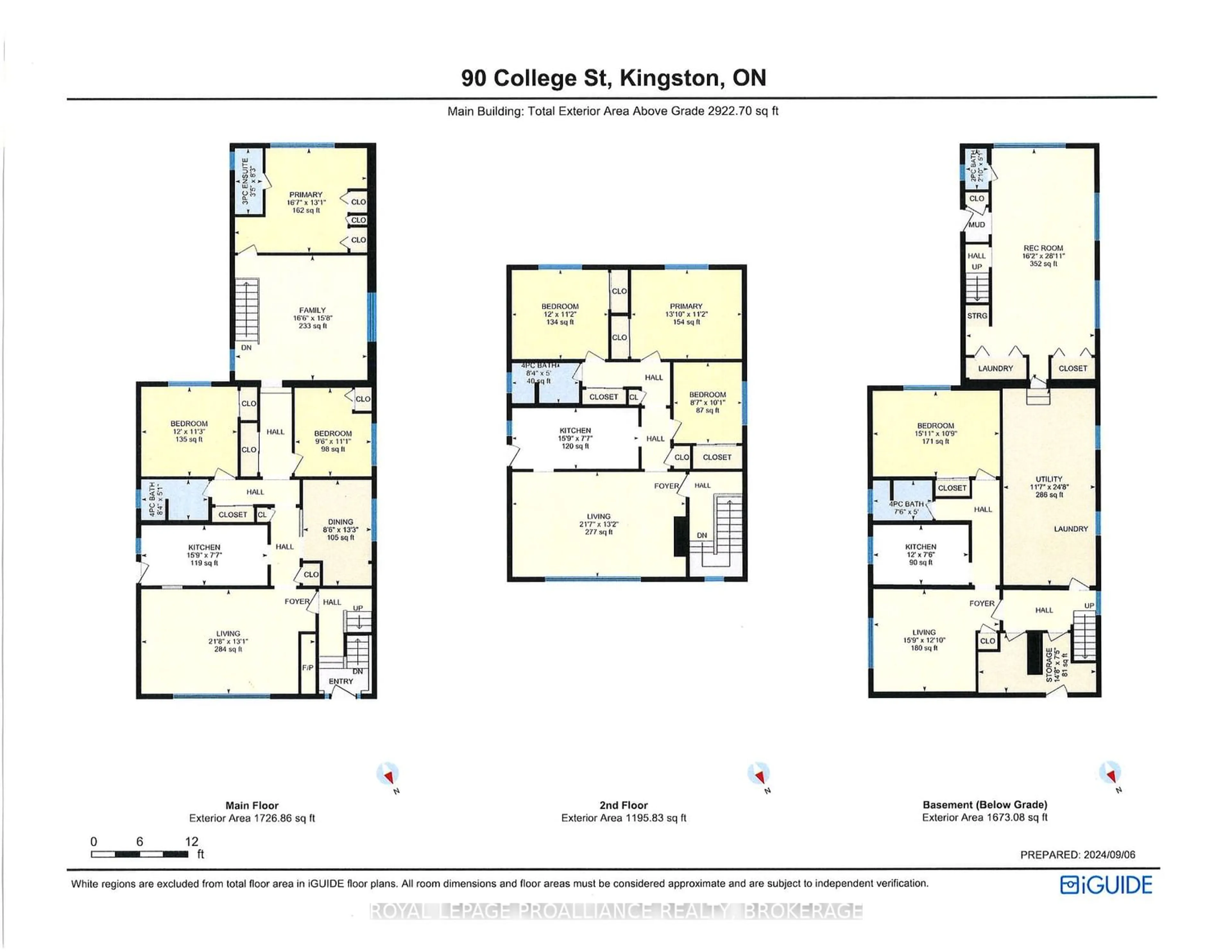 Floor plan for 90 College St, Kingston Ontario K7L 4L6