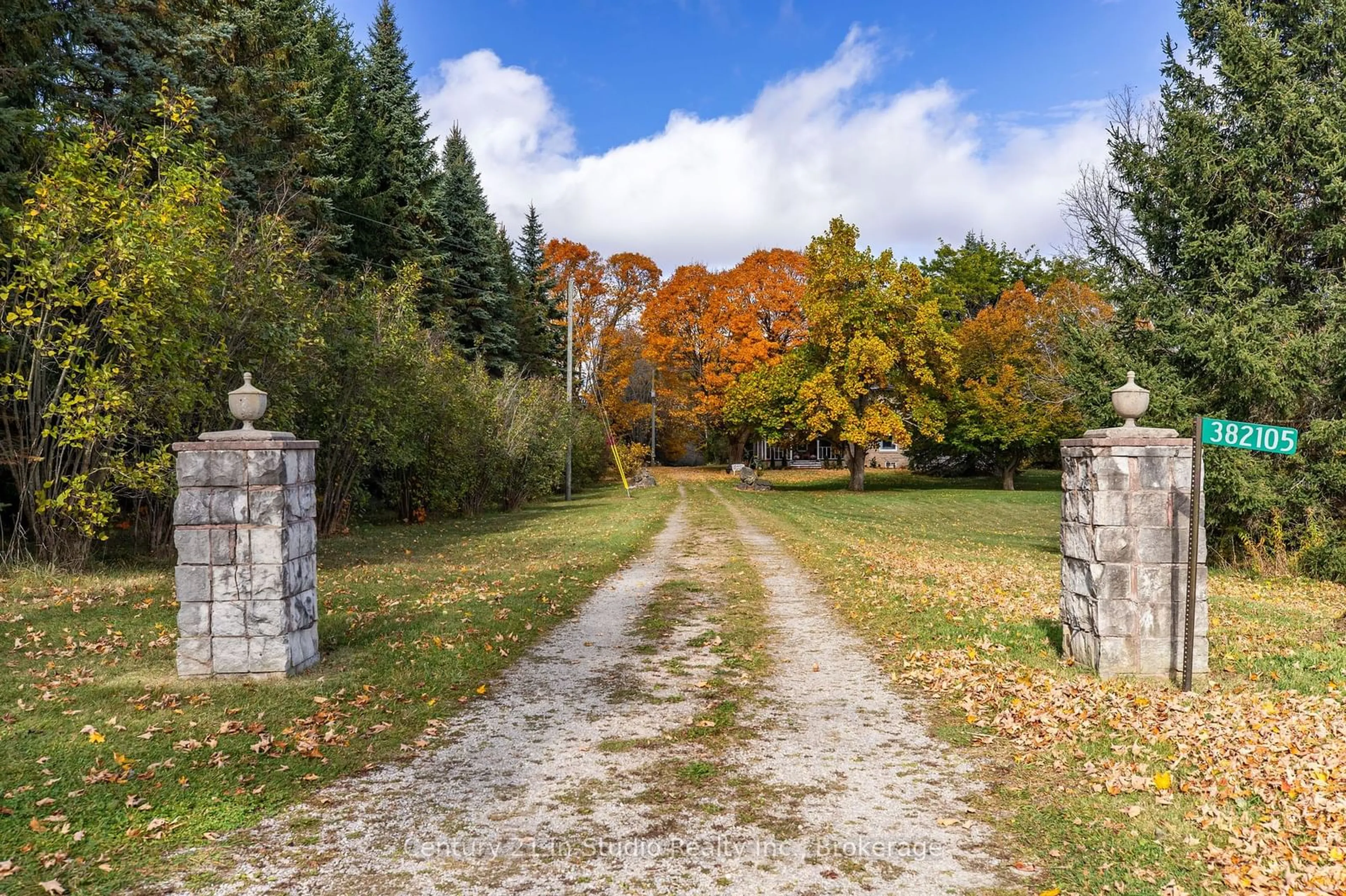 A pic from outside/outdoor area/front of a property/back of a property/a pic from drone, forest/trees view for 382105 Con 17 Rd, Georgian Bluffs Ontario N0H 2T0