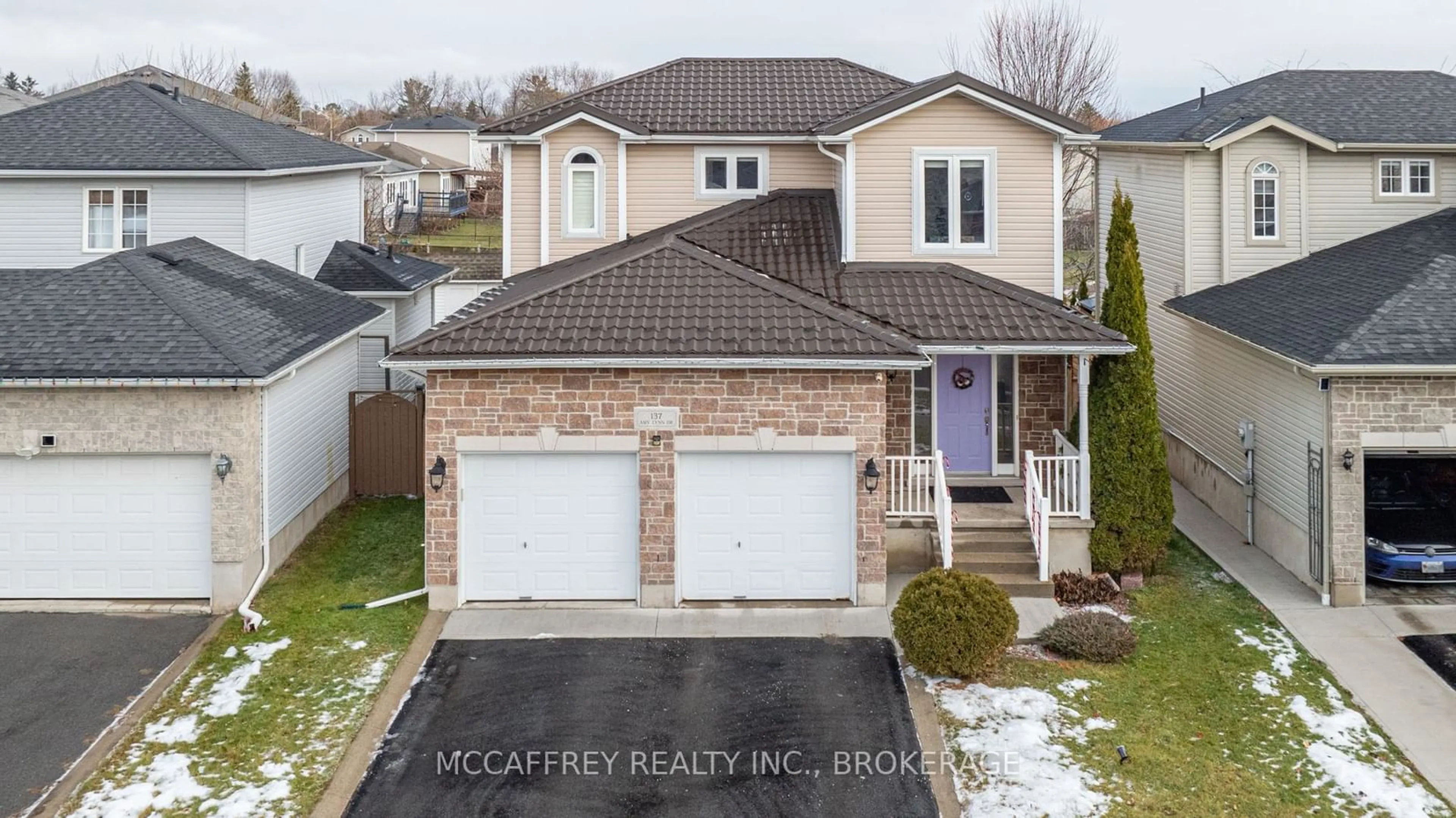 Home with brick exterior material, street for 137 Amy Lynn Dr, Loyalist Ontario K7N 2A3