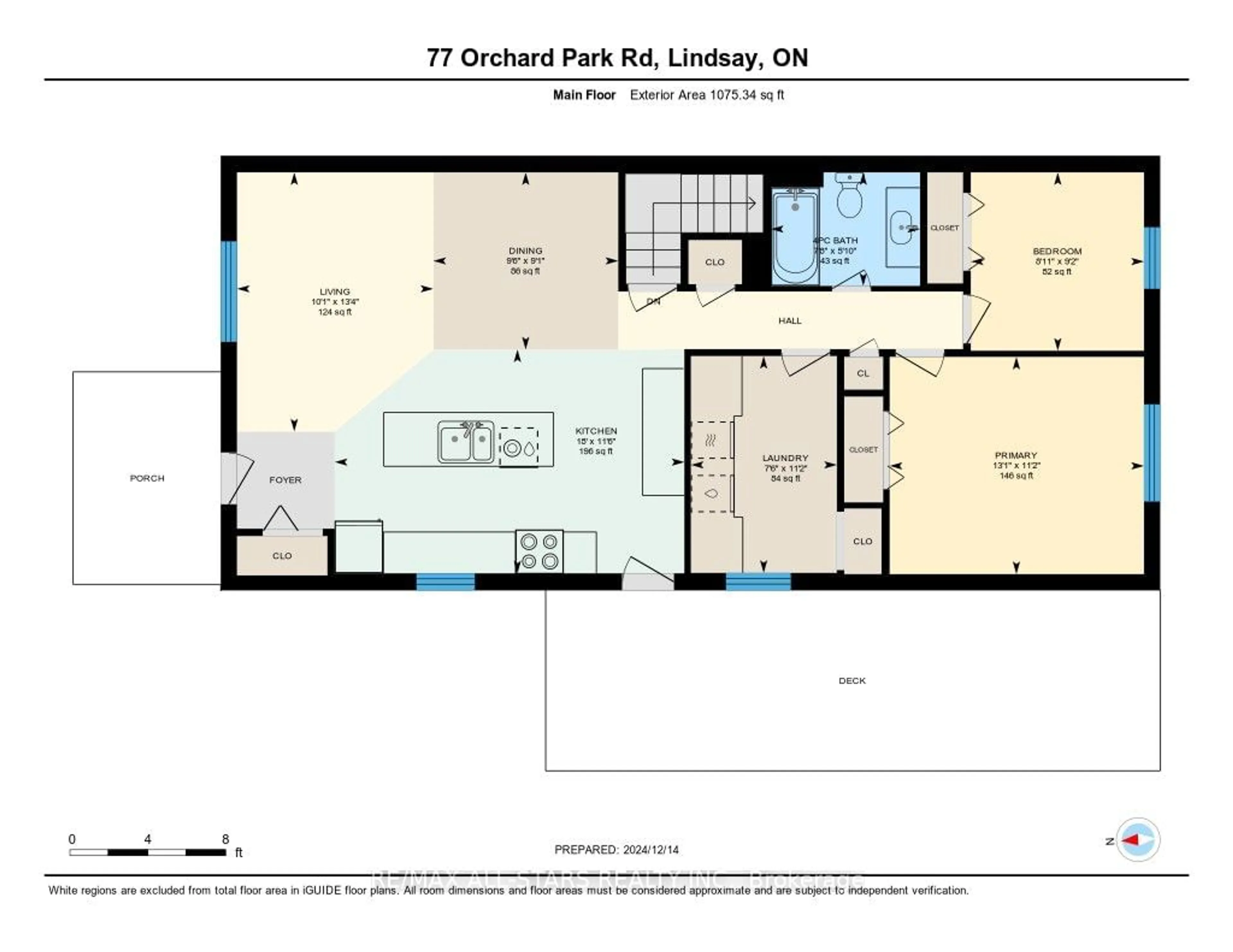 Floor plan for 77 Orchard Park Rd, Kawartha Lakes Ontario K9V 4V8