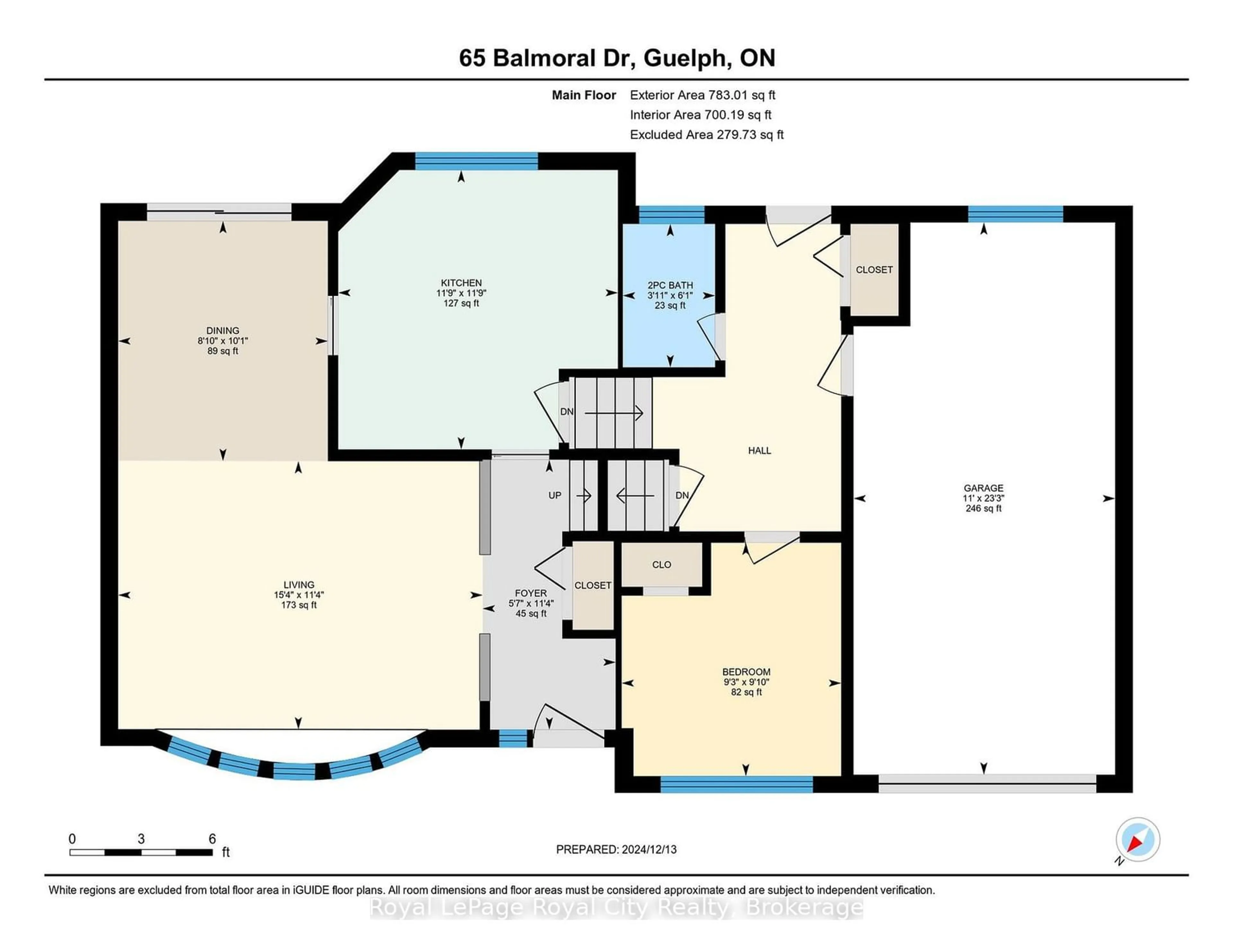 Floor plan for 65 Balmoral Dr, Guelph Ontario N1E 3N7