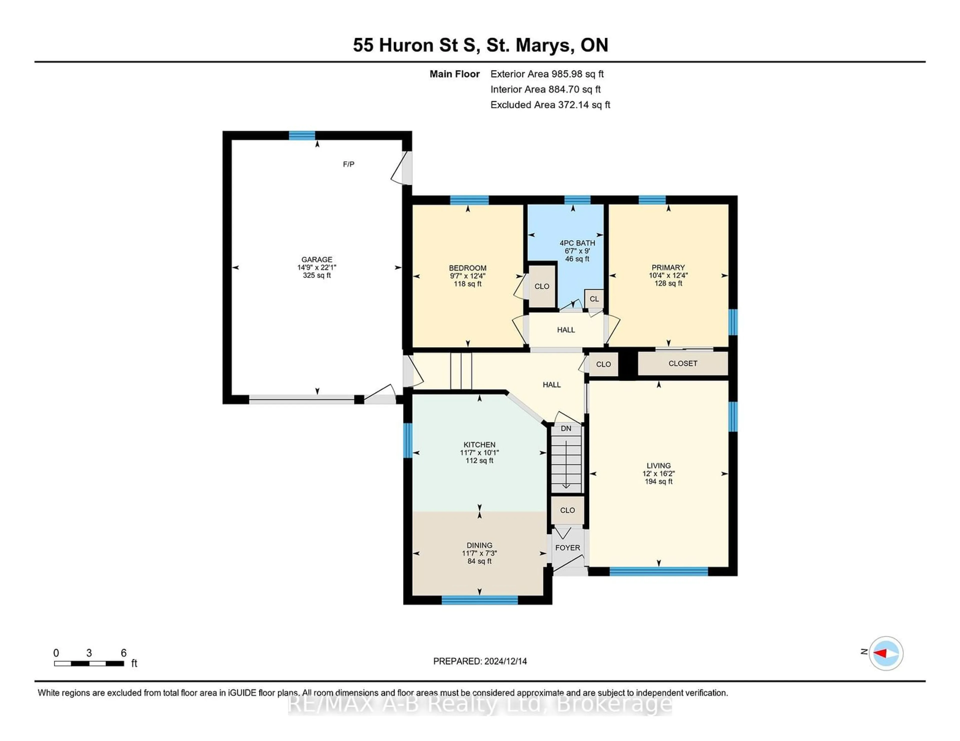 Floor plan for 55 Huron St, St. Marys Ontario N4X 1C2