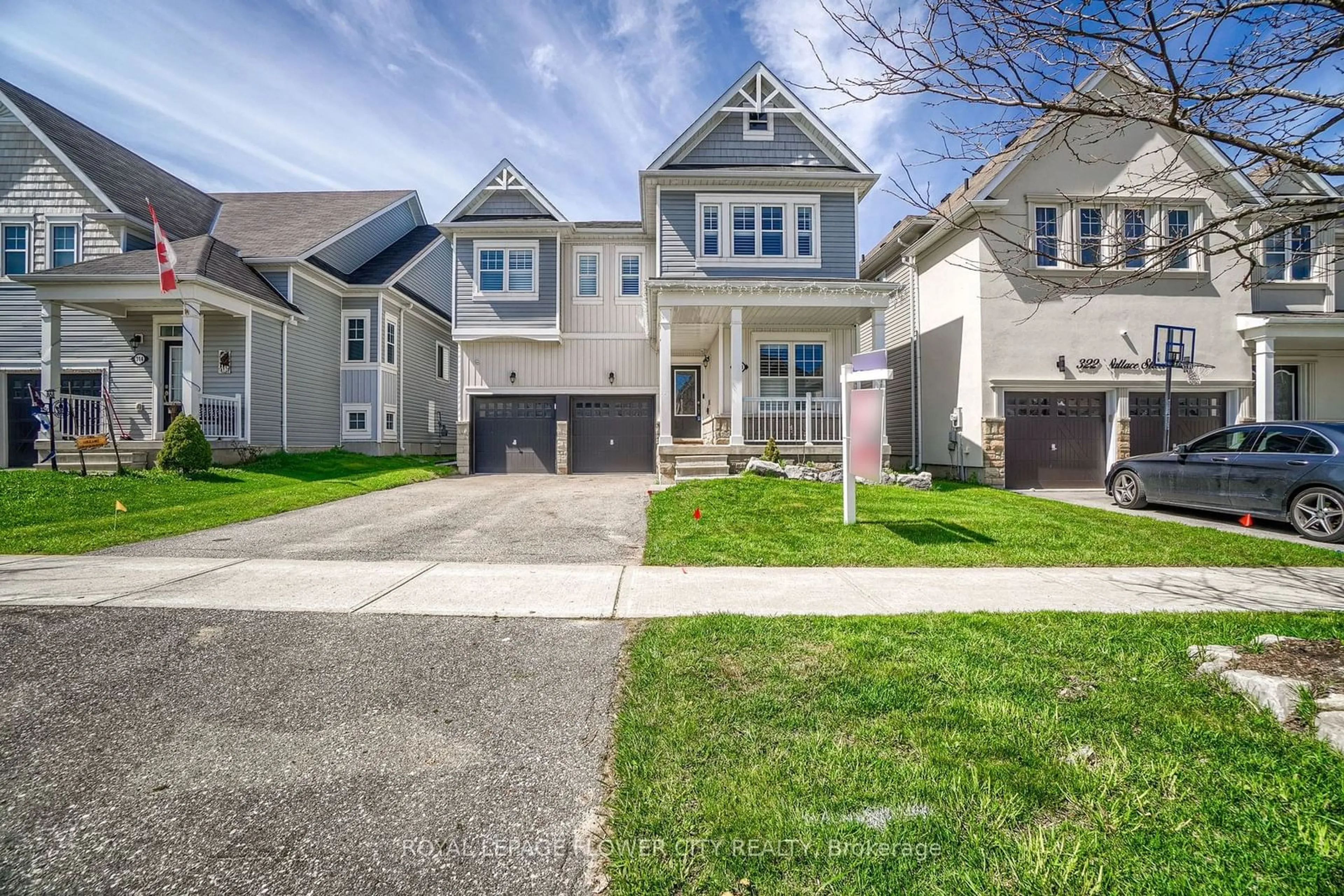 Home with vinyl exterior material, street for 318 Wallace St, Shelburne Ontario L9V 2S2