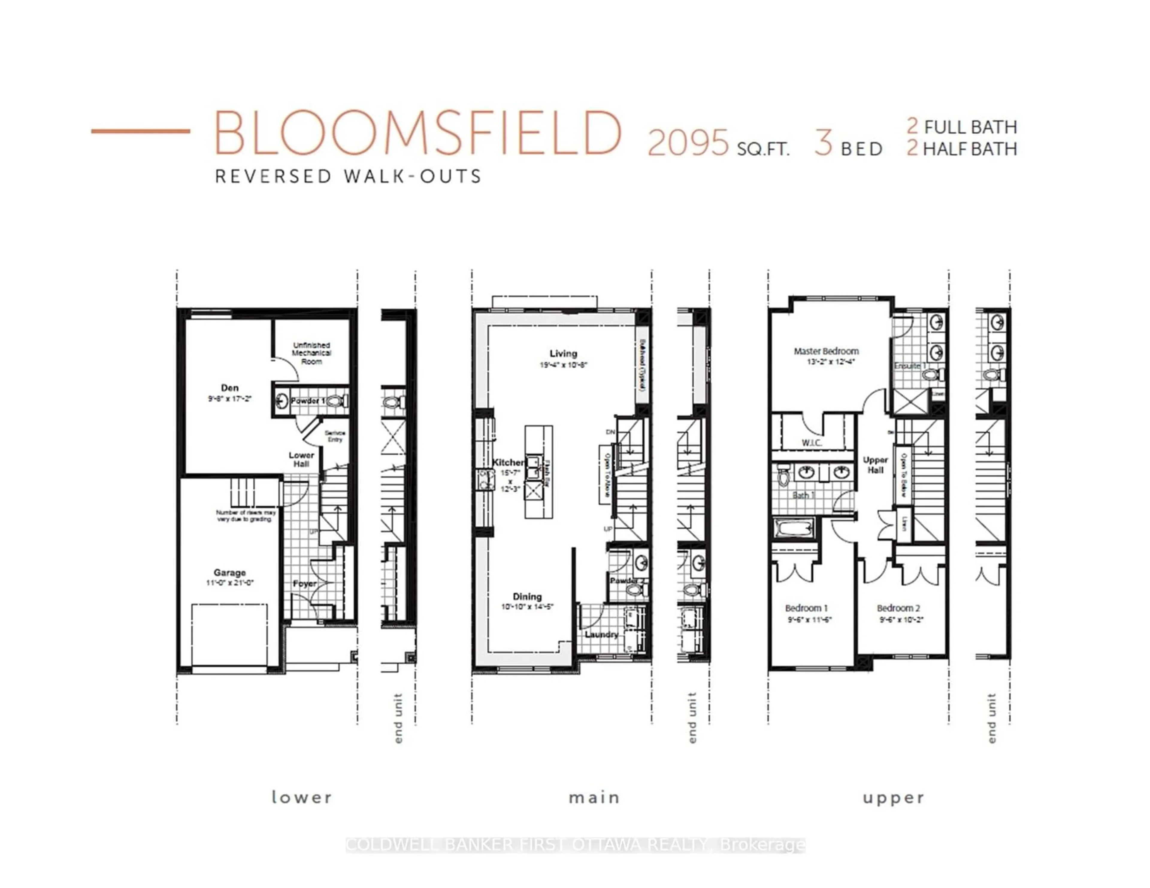 Floor plan for 599 KNOTRIDGE St, Orleans - Convent Glen and Area Ontario K1W 0C7