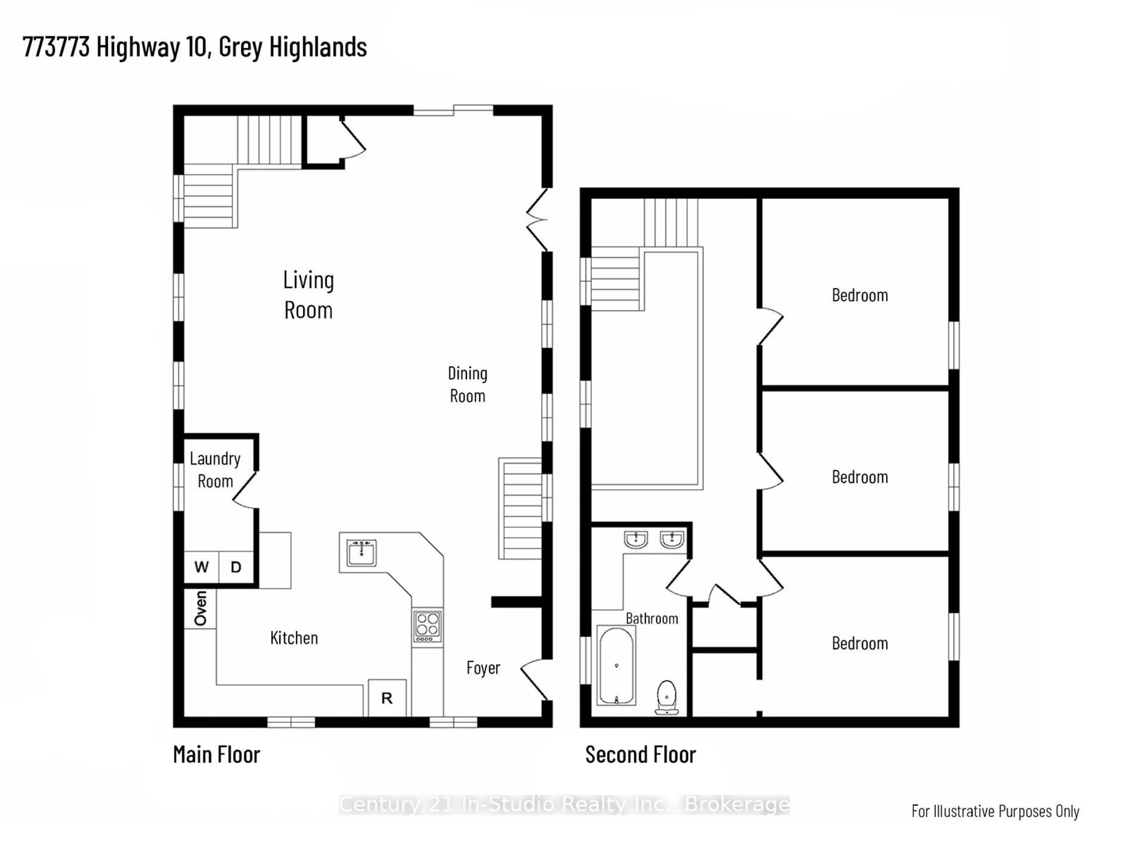 Floor plan for 773773 Highway 10, Grey Highlands Ontario N0C 1E0