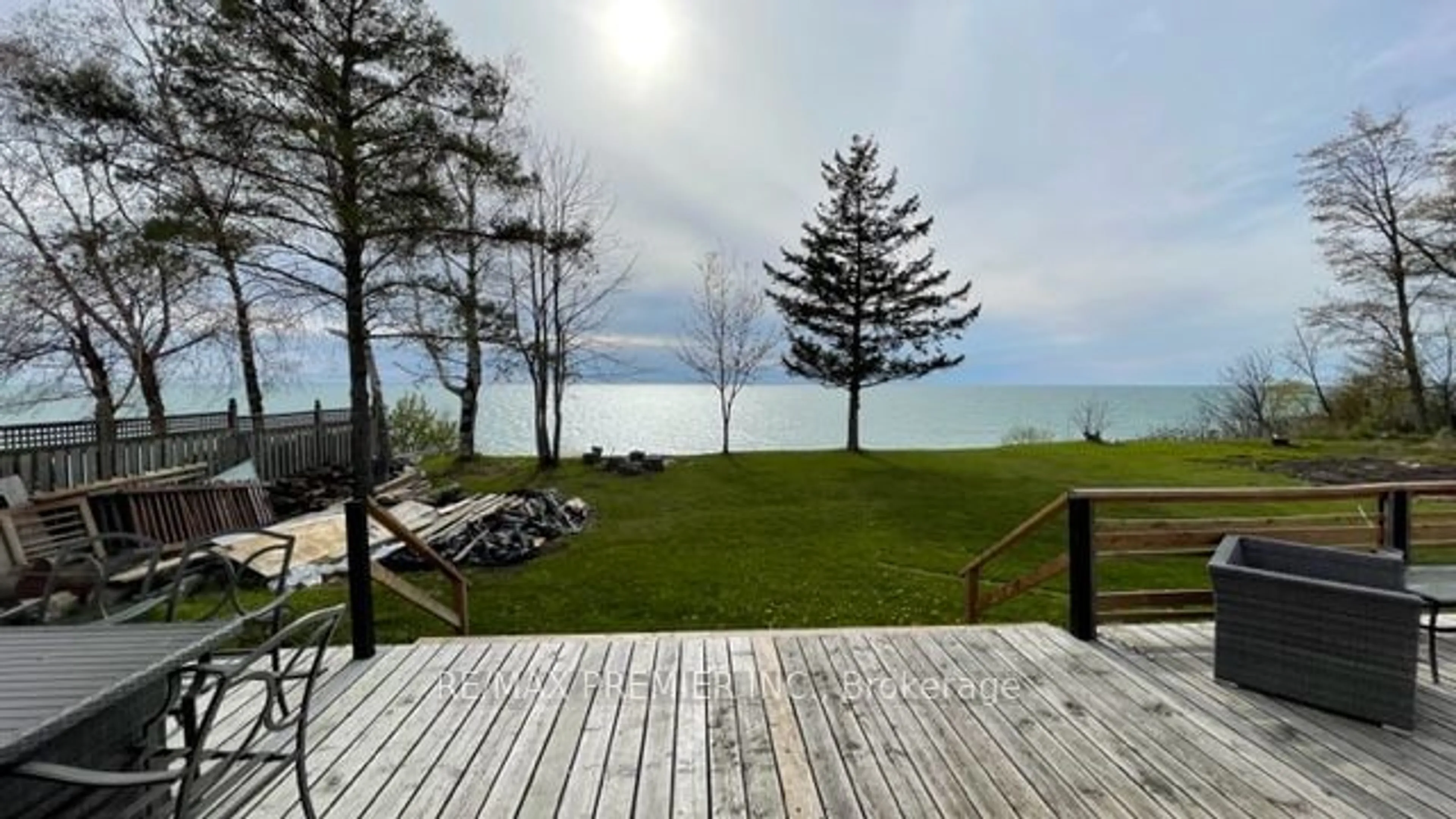 Patio, water/lake/river/ocean view for 77767 Norma St, Bluewater Ontario N0M 1G0