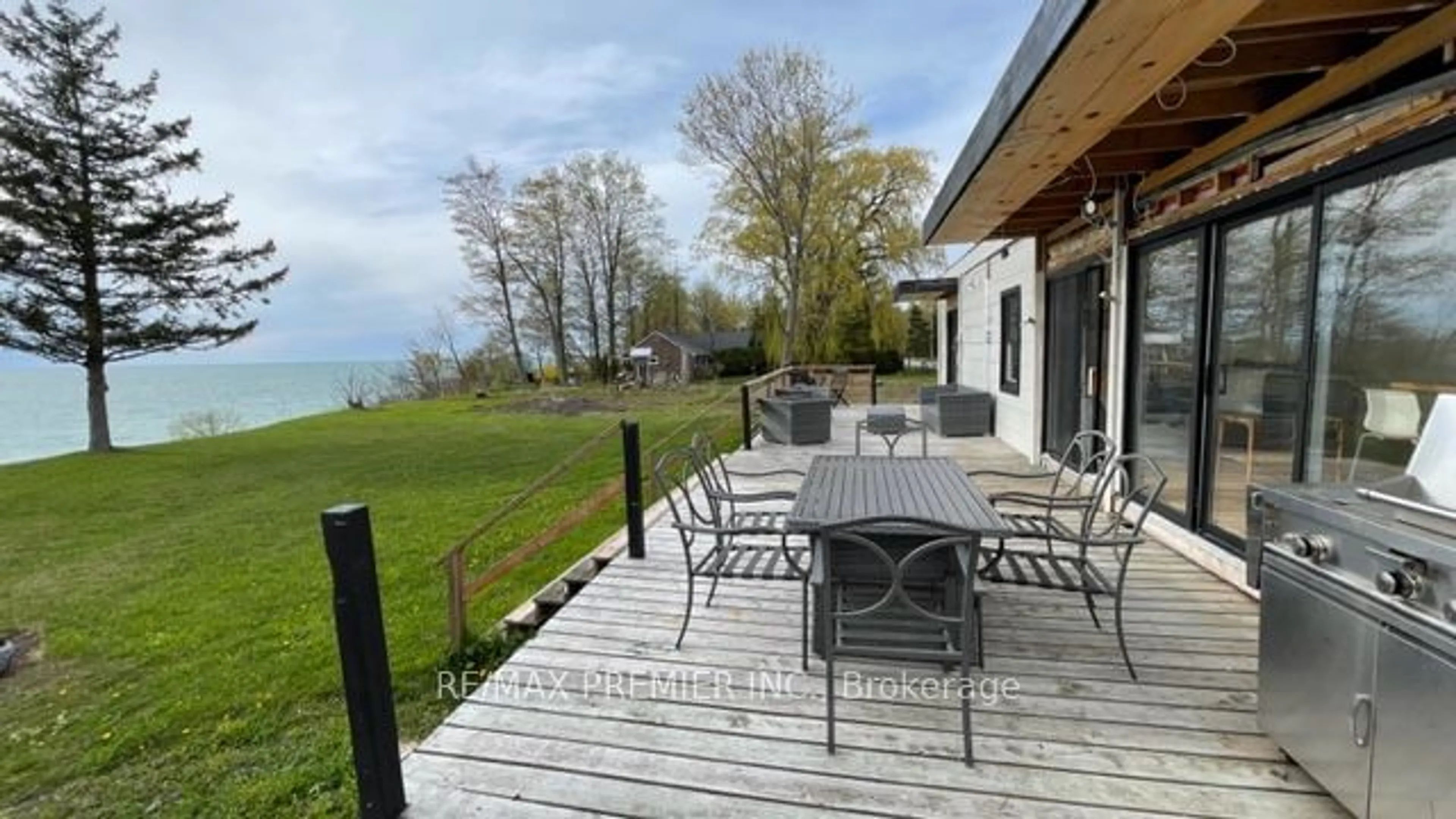 Patio, water/lake/river/ocean view for 77767 Norma St, Bluewater Ontario N0M 1G0