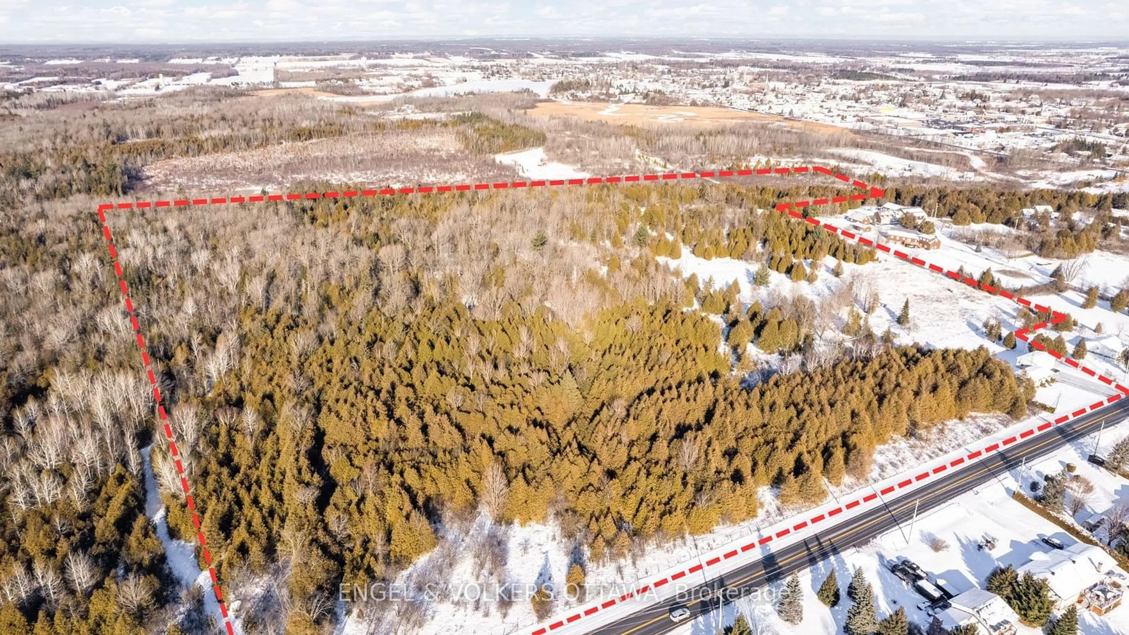 A pic from outside/outdoor area/front of a property/back of a property/a pic from drone, forest/trees view for 3875 County 45 Rd, North Glengarry Ontario K0C 1A0