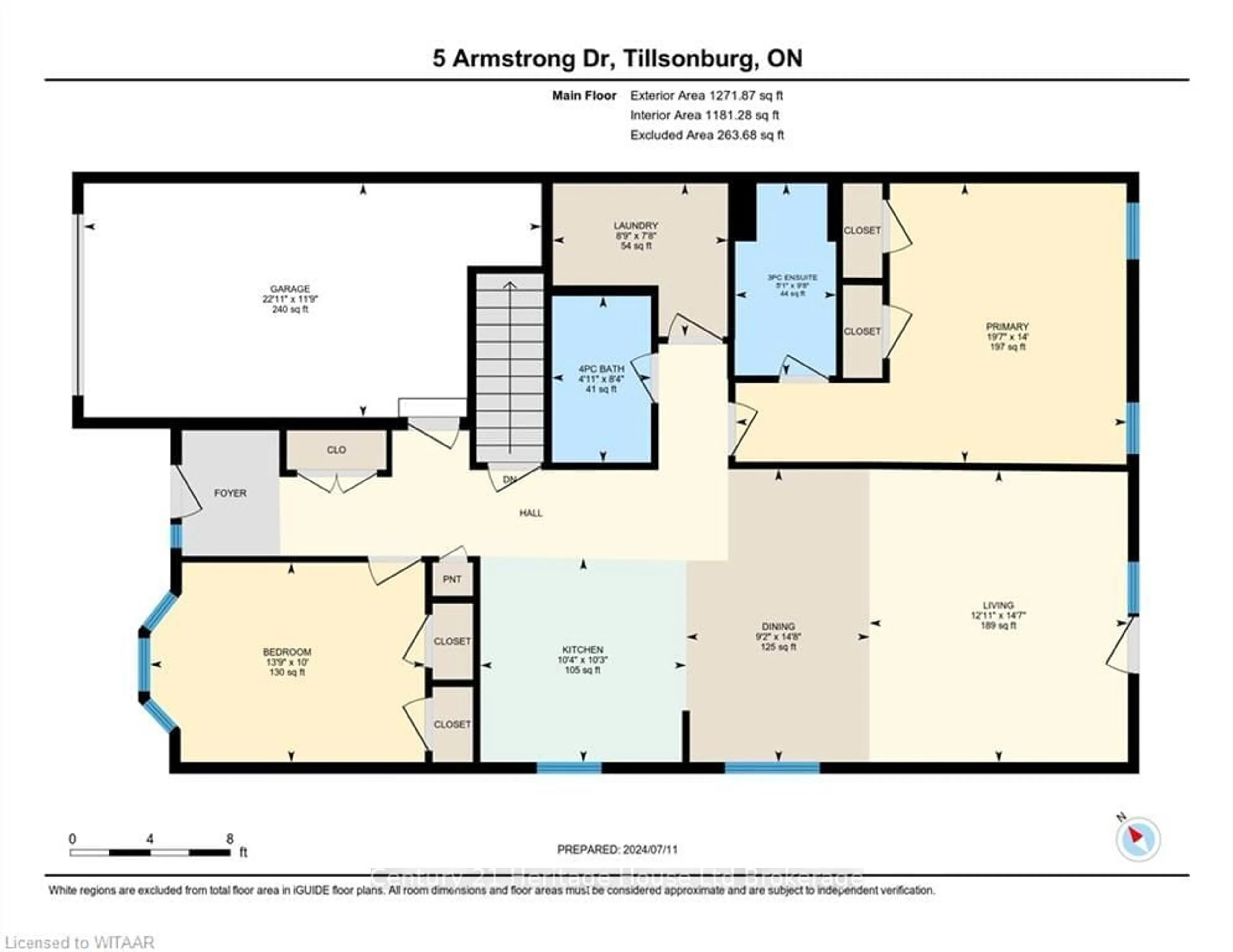 Floor plan for 5 ARMSTRONG Dr, Tillsonburg Ontario N4G 5T3