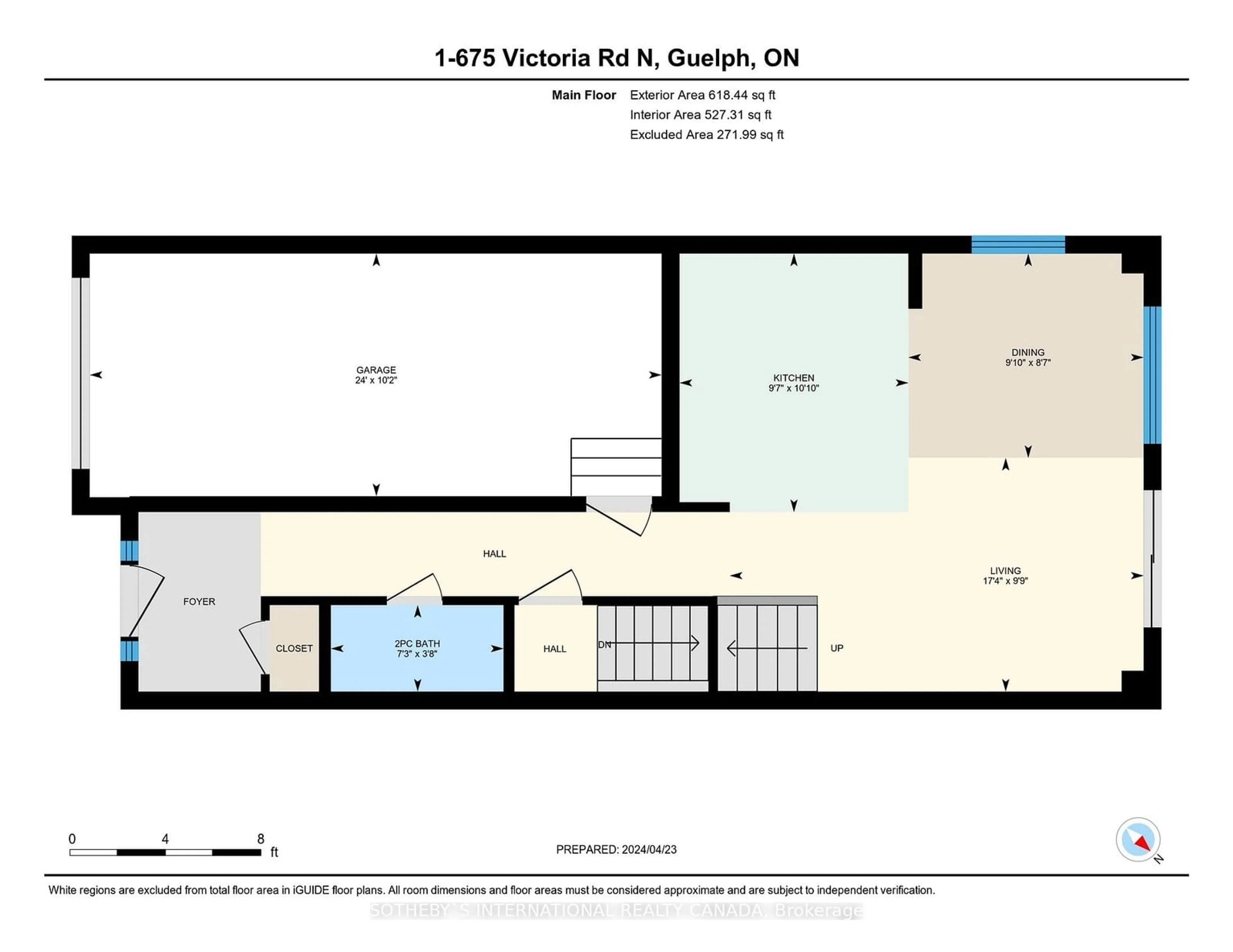 Floor plan for 675 Victoria Rd #12, Guelph Ontario N1E 0S9