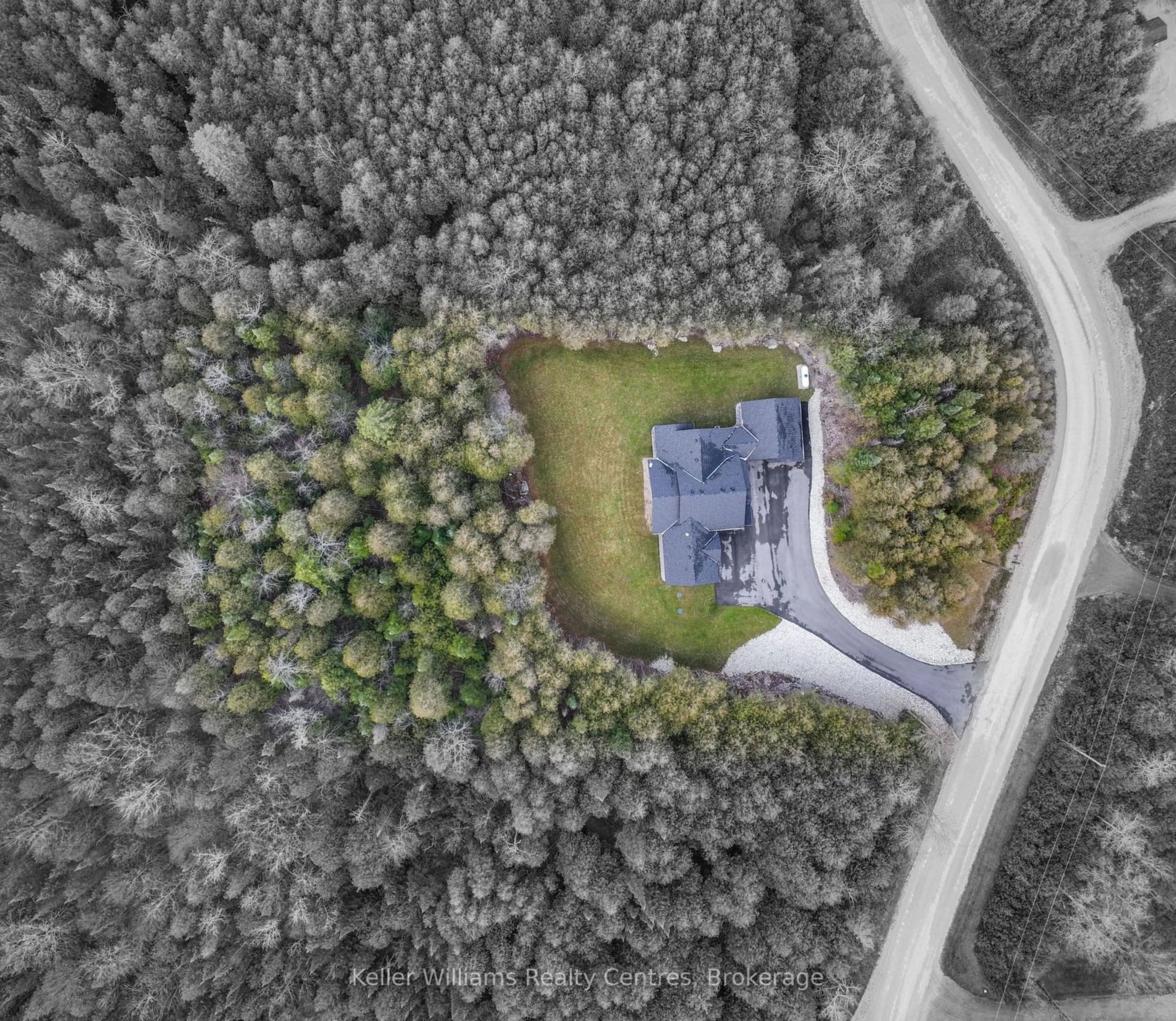 A pic from outside/outdoor area/front of a property/back of a property/a pic from drone, unknown for 108 Highland Dr, West Grey Ontario N0C 1H0