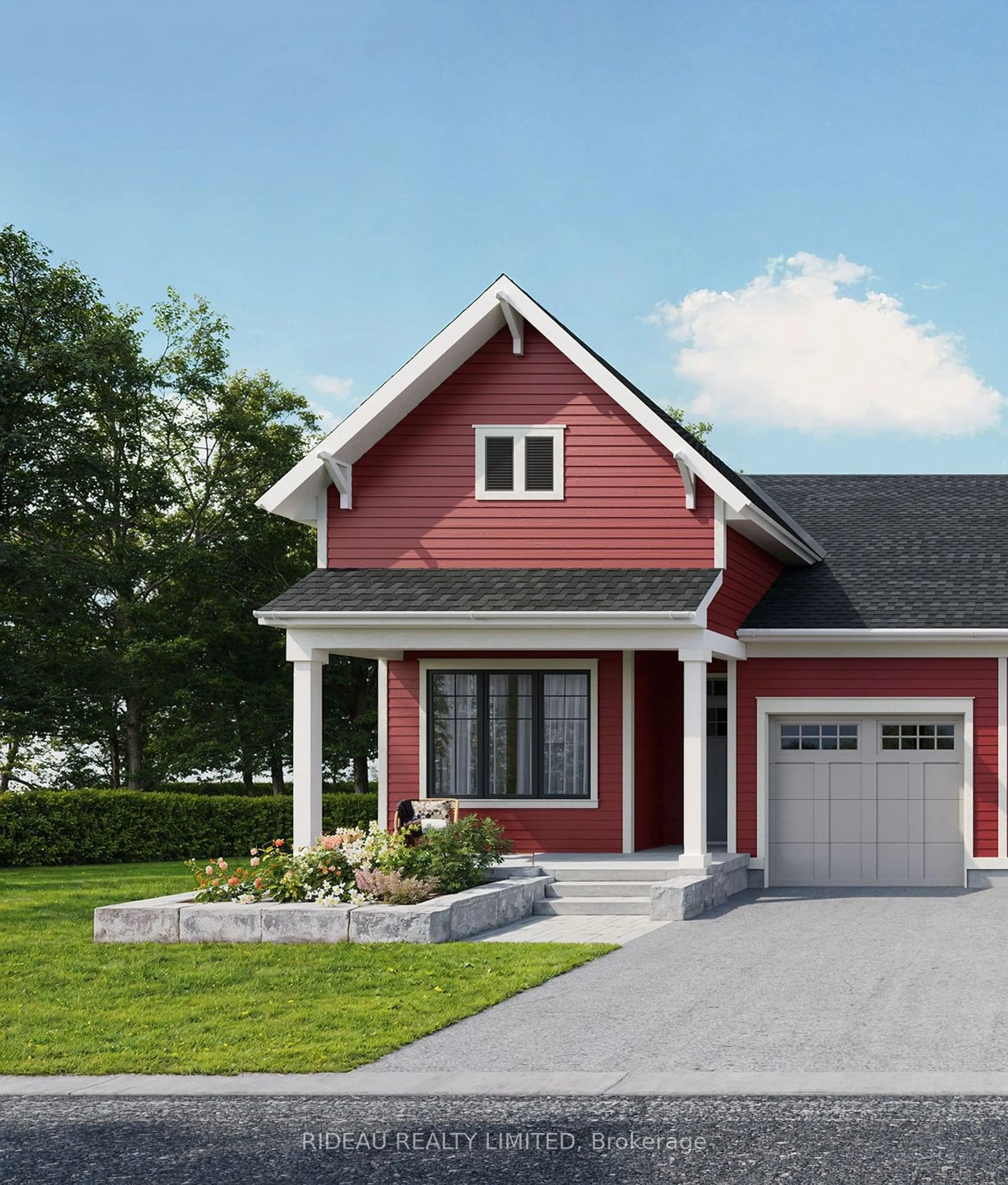 Home with vinyl exterior material, street for 133 Shelter Cove Dr, Westport Ontario K0G 1X0