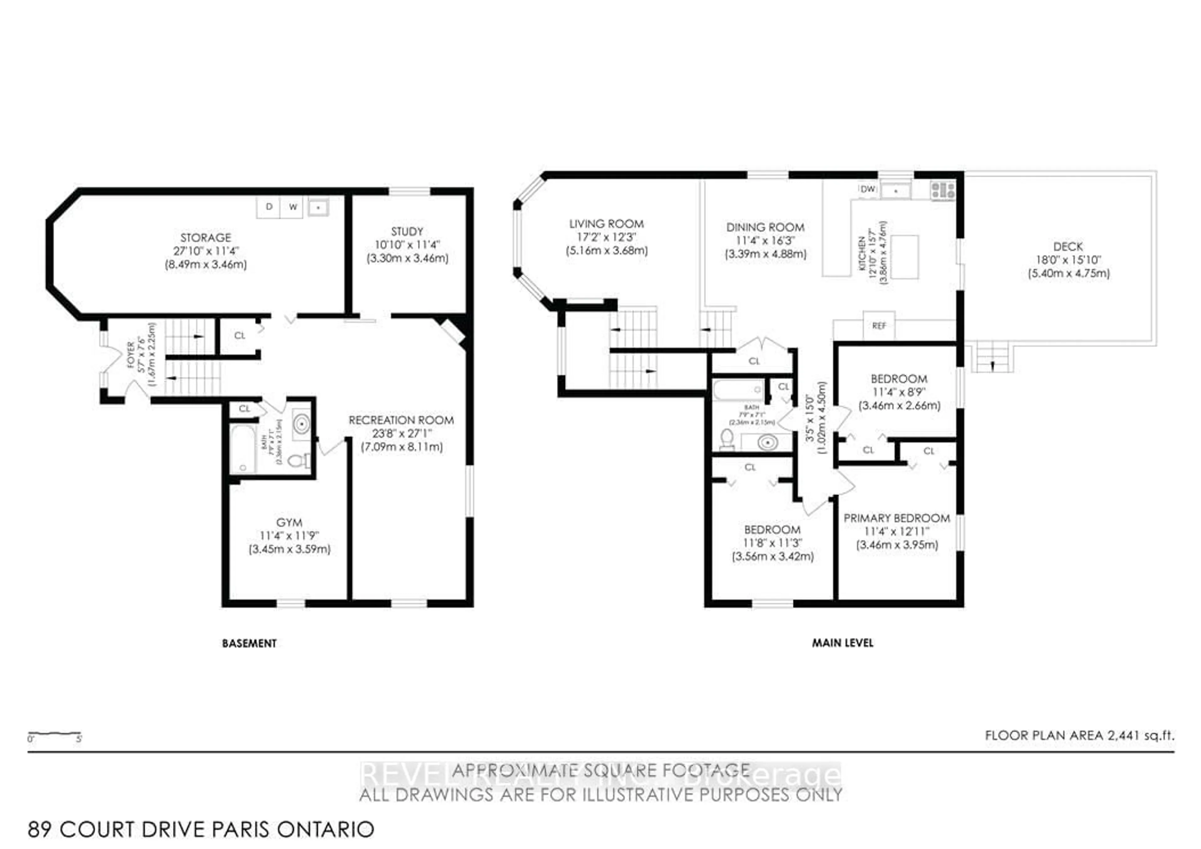 Floor plan for 89 Court Dr, Brant Ontario N3L 4G7