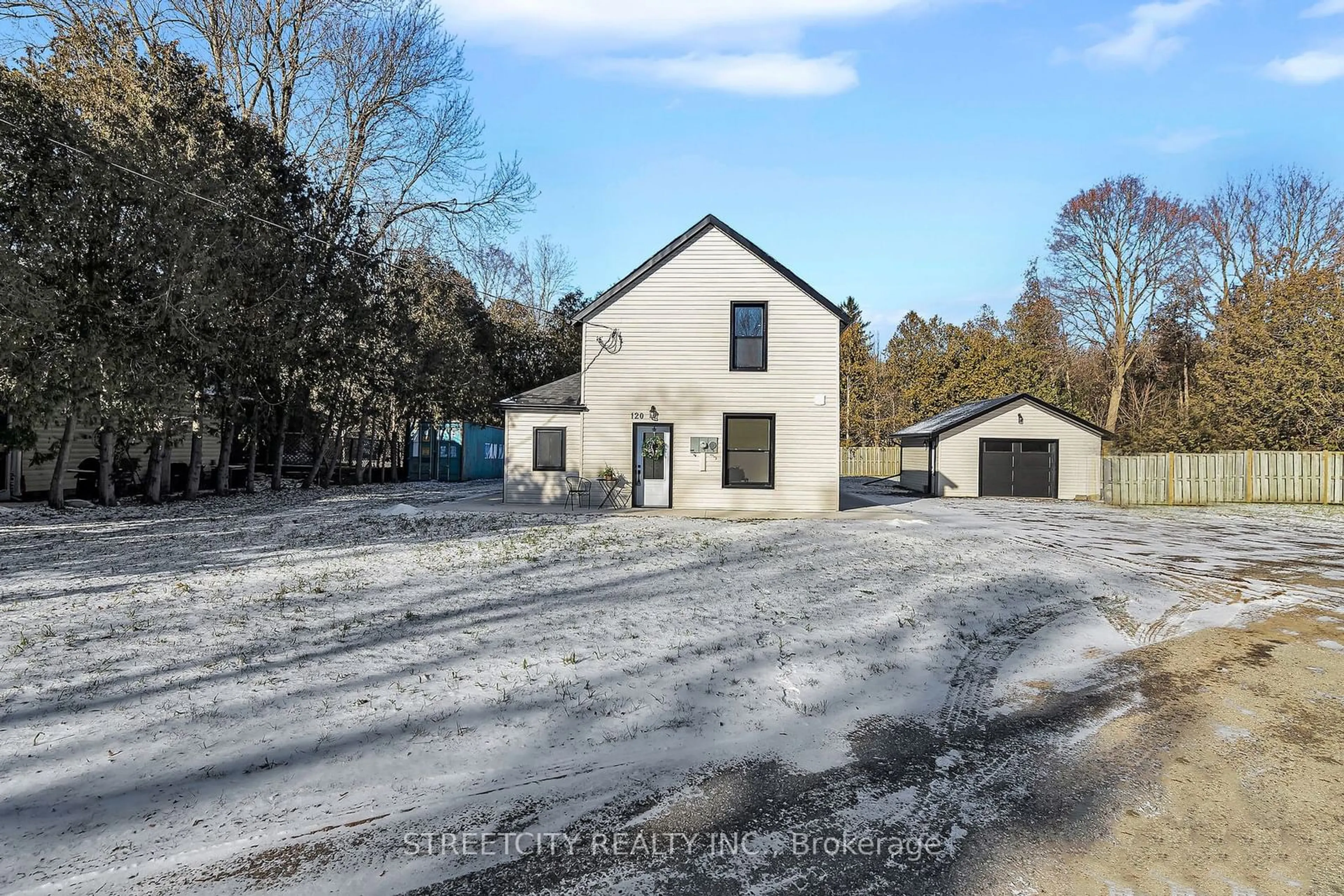 A pic from outside/outdoor area/front of a property/back of a property/a pic from drone, building for 120 Bridge St, Guelph/Eramosa Ontario N0B 2K0