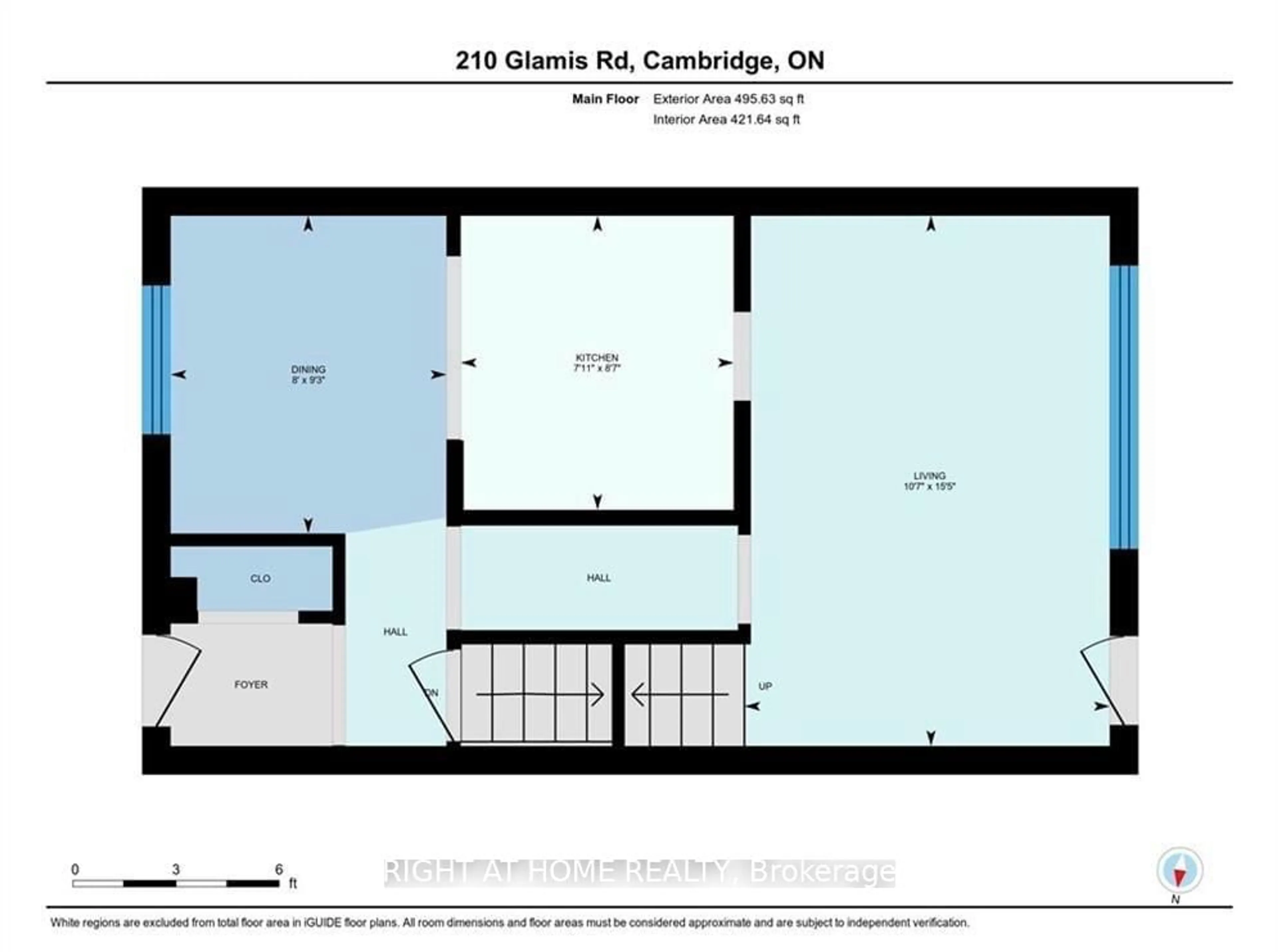 Floor plan for 210 Glamis Rd #54, Cambridge Ontario N1R 6L3