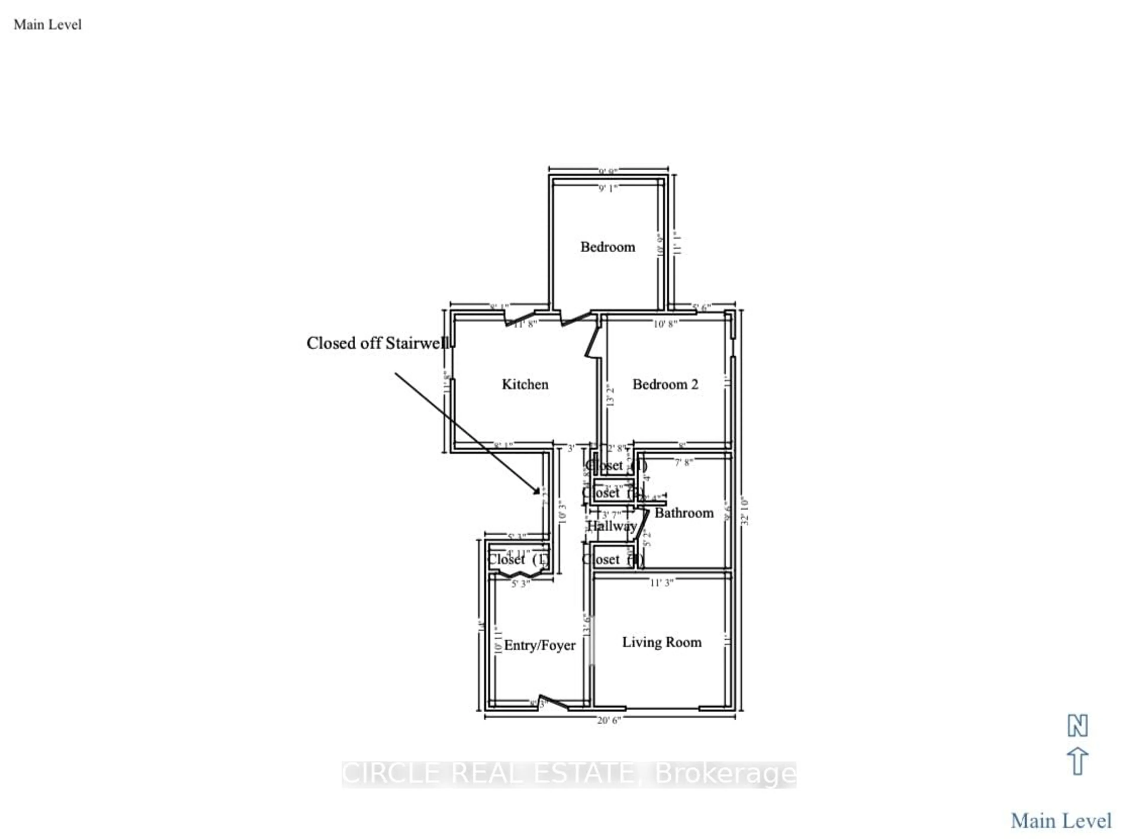 Floor plan for 14 Huron St, Hamilton Ontario L8L 2S2