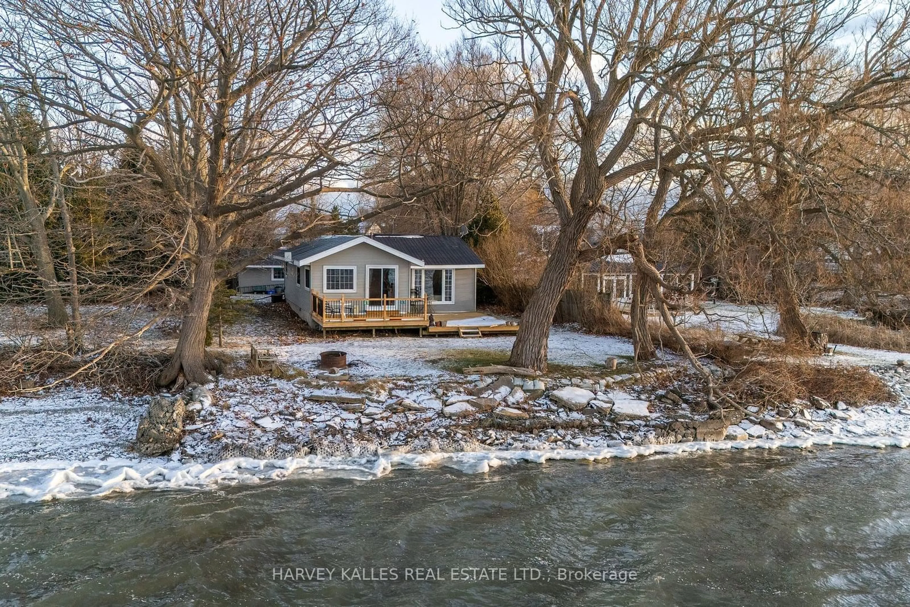 A pic from outside/outdoor area/front of a property/back of a property/a pic from drone, water/lake/river/ocean view for 2971 County Rd 13, Prince Edward County Ontario K0K 2T0