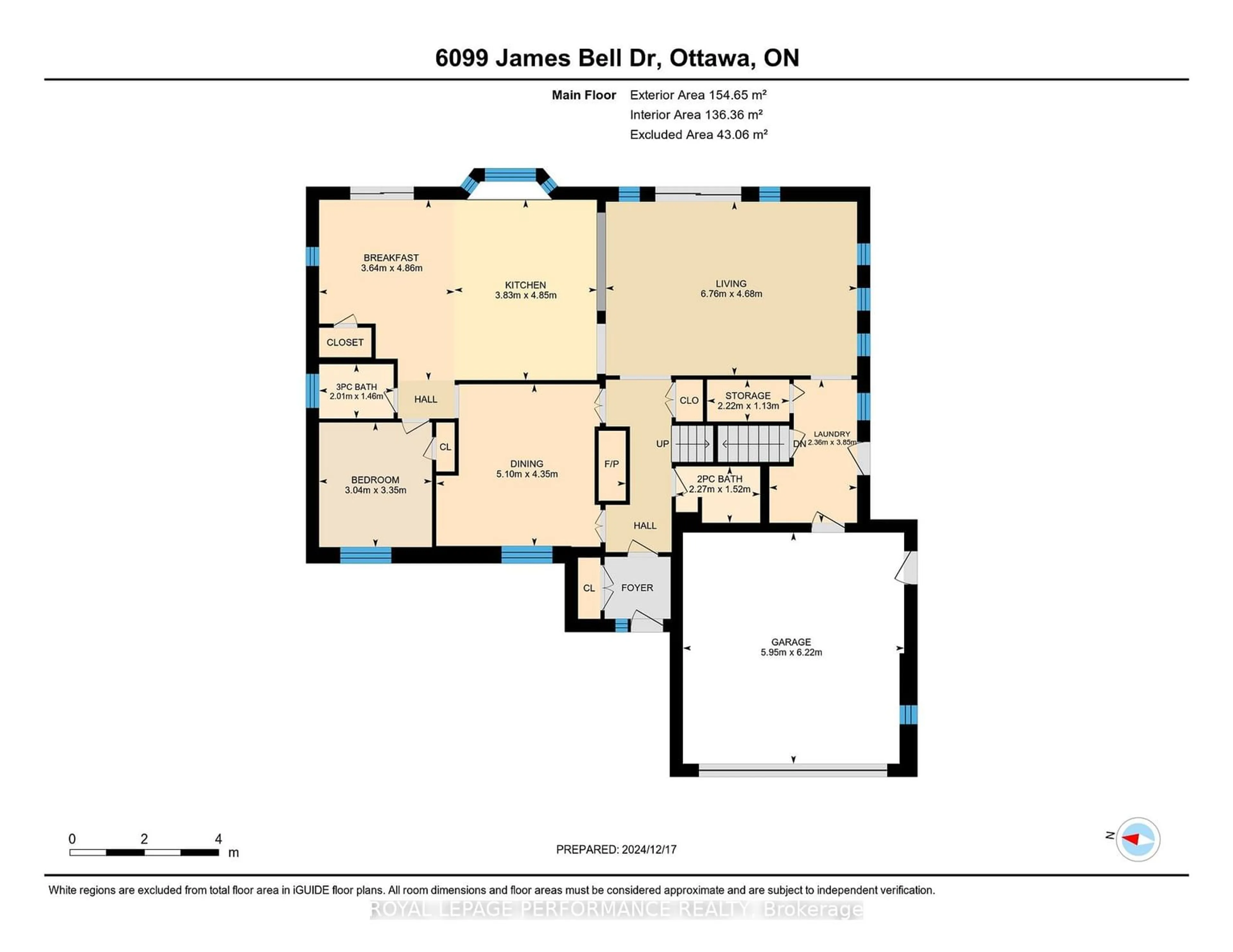 Floor plan for 6099 James Bell Dr, Manotick - Kars - Rideau Twp and Area Ontario K4M 1B3