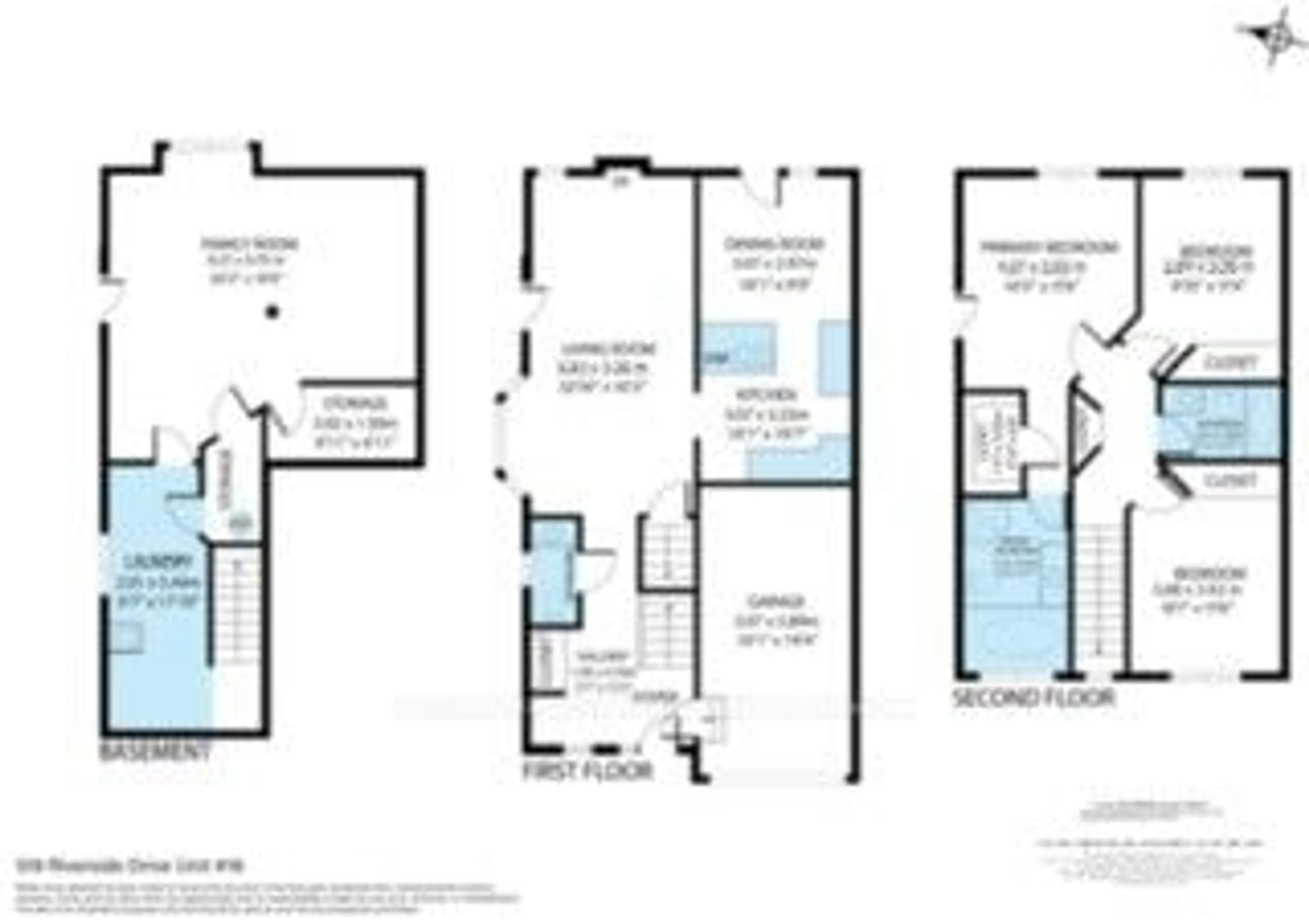 Floor plan for 519 Riverside Dr #16, London Ontario N6H 5J3