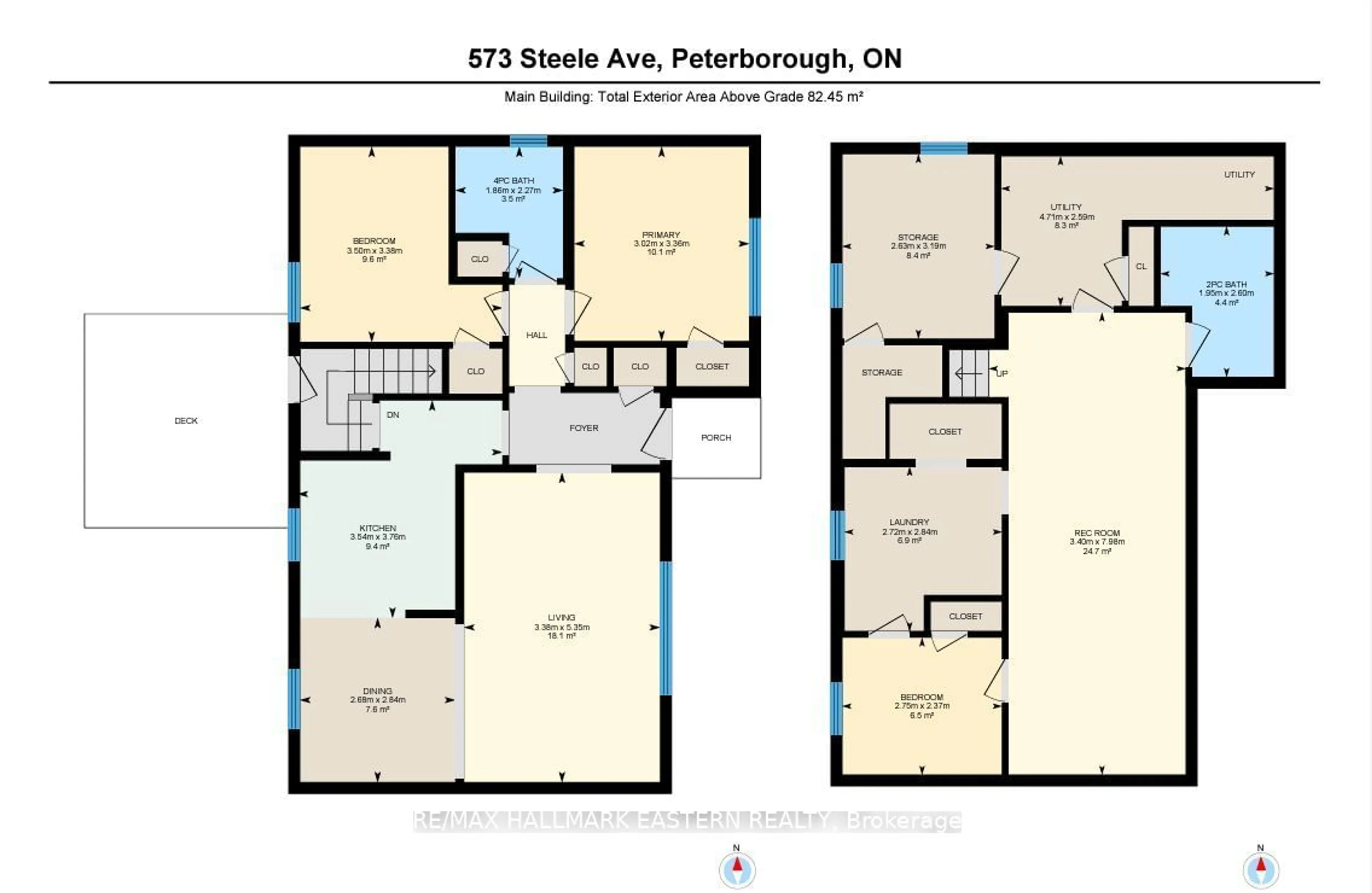 Floor plan for 573 Steele Ave, Peterborough Ontario K9J 5A2