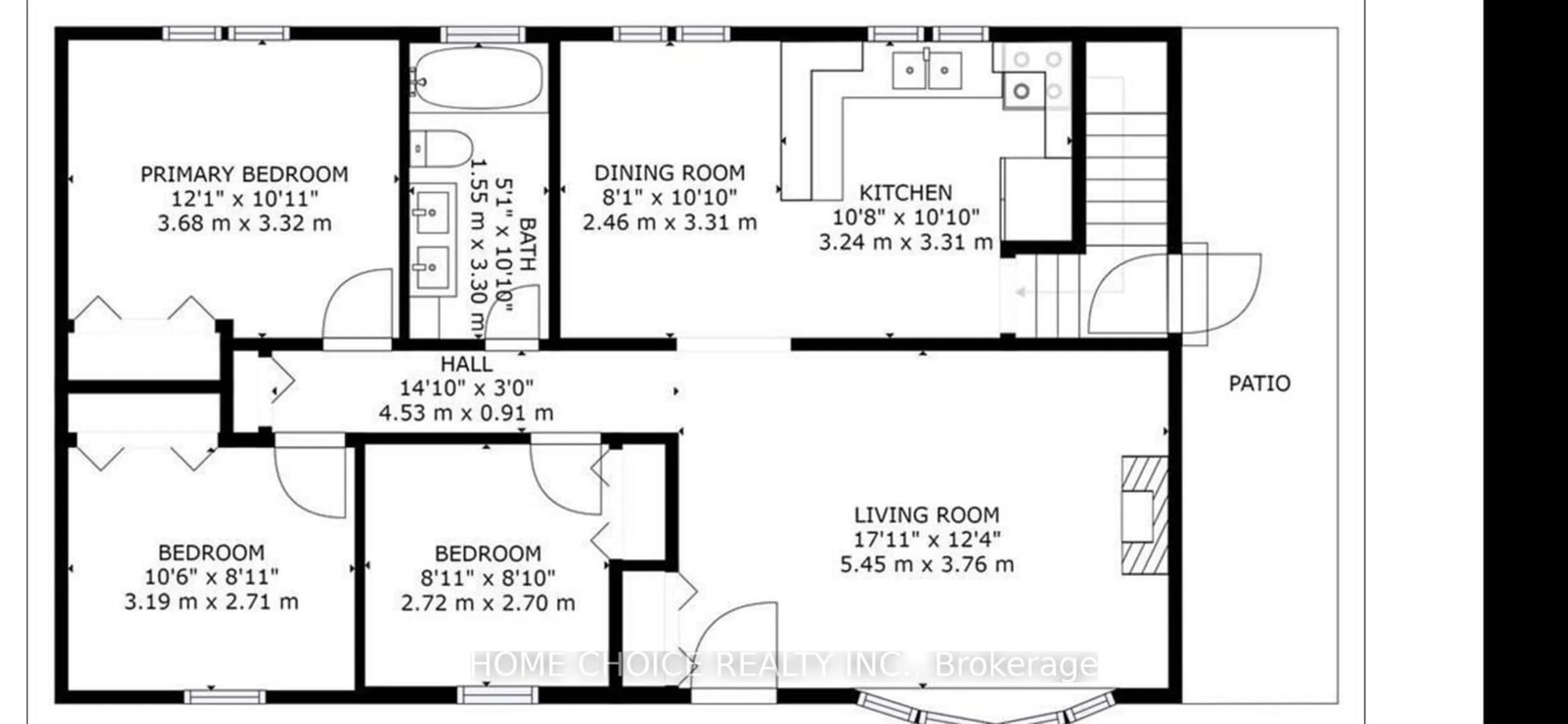 Floor plan for 51 Almond Rd, London Ontario N5Z 4C6