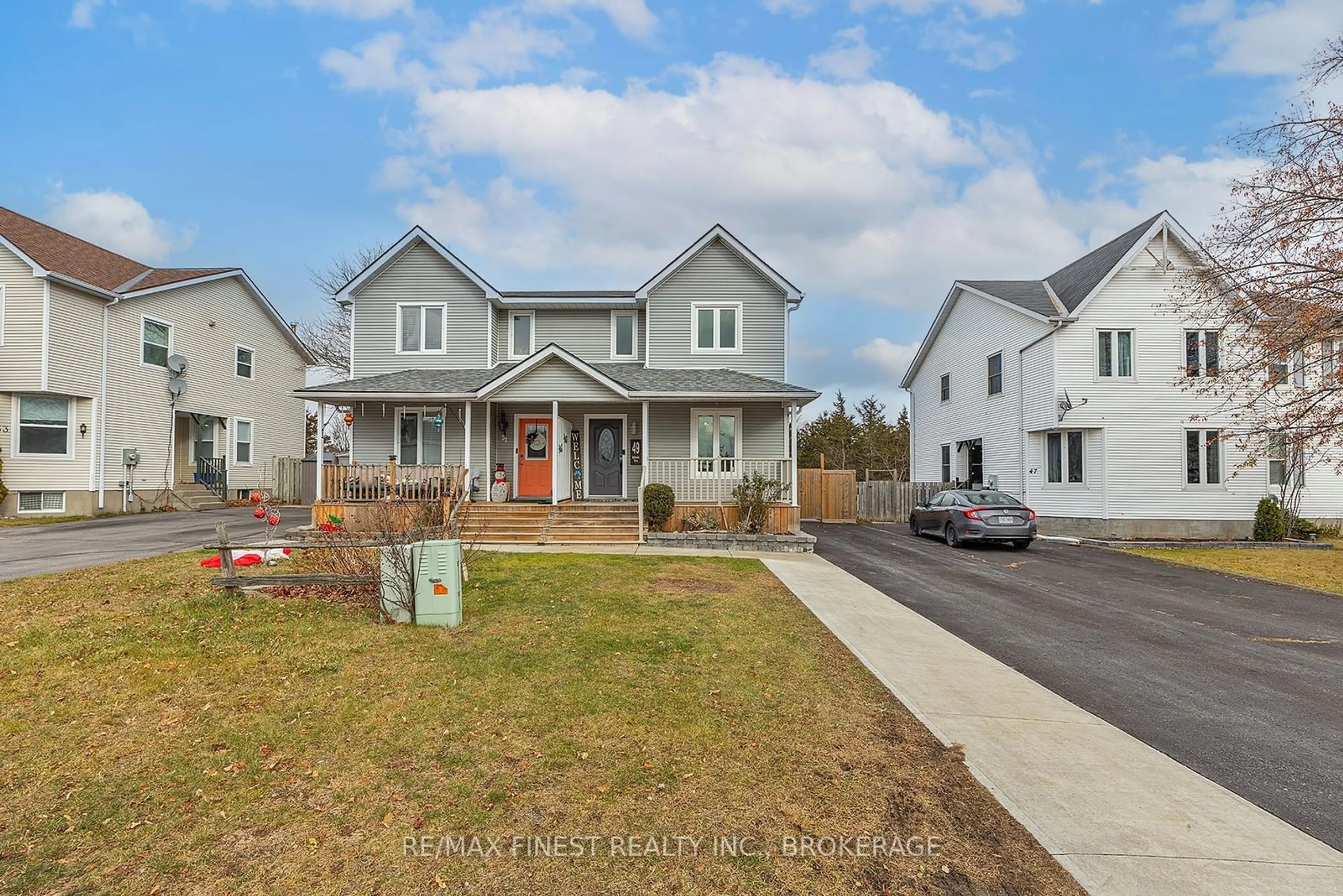 A pic from outside/outdoor area/front of a property/back of a property/a pic from drone, street for 49 McKeown Cres, Loyalist Ontario K7N 1Y3