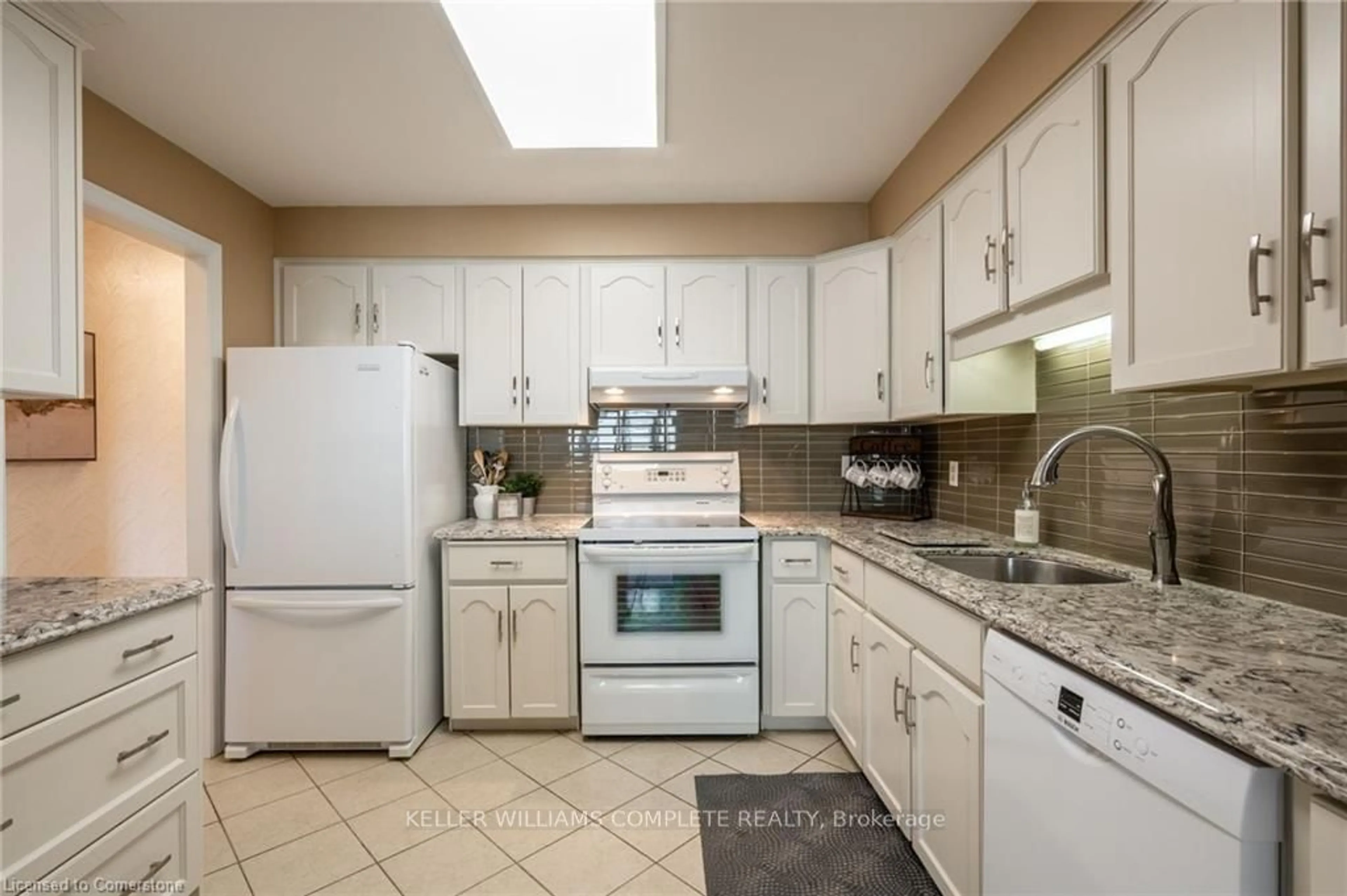 Standard kitchen, ceramic/tile floor for 8 Village Green Blvd #507, Hamilton Ontario L8G 5B8