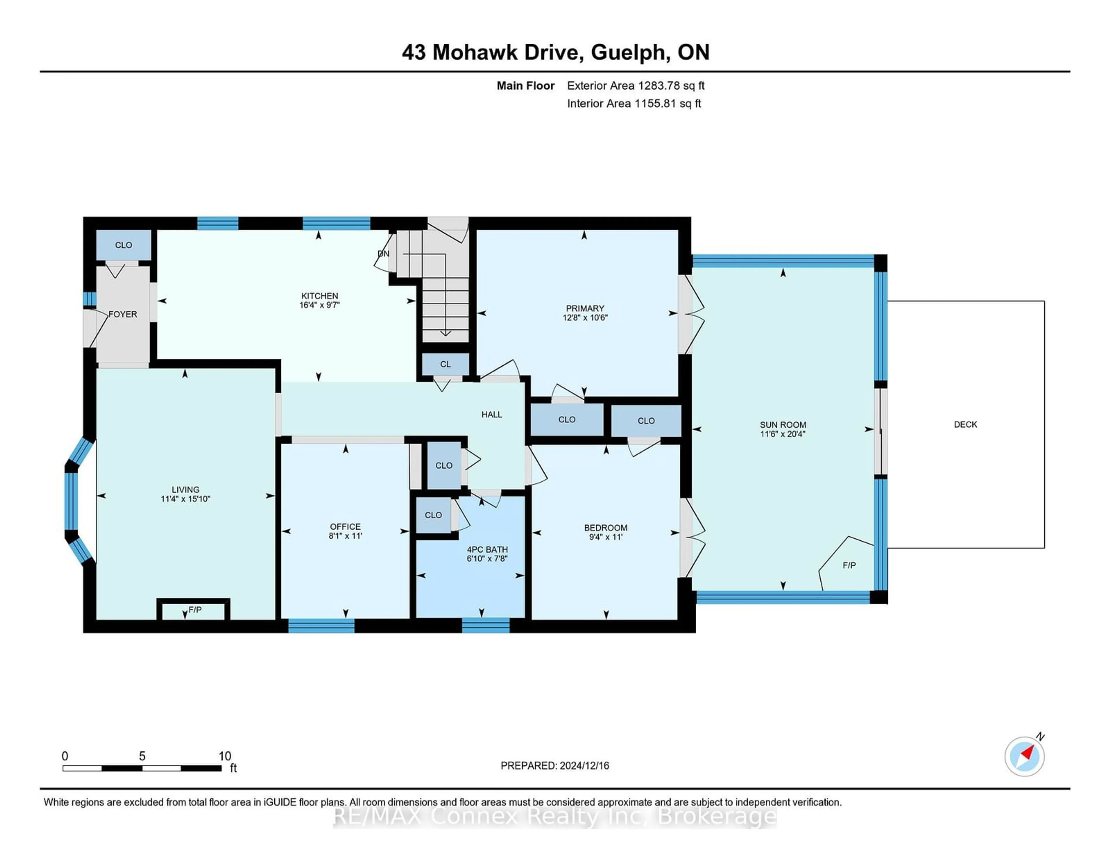 Floor plan for 43 Mohawk Dr, Guelph Ontario N1E 1H9