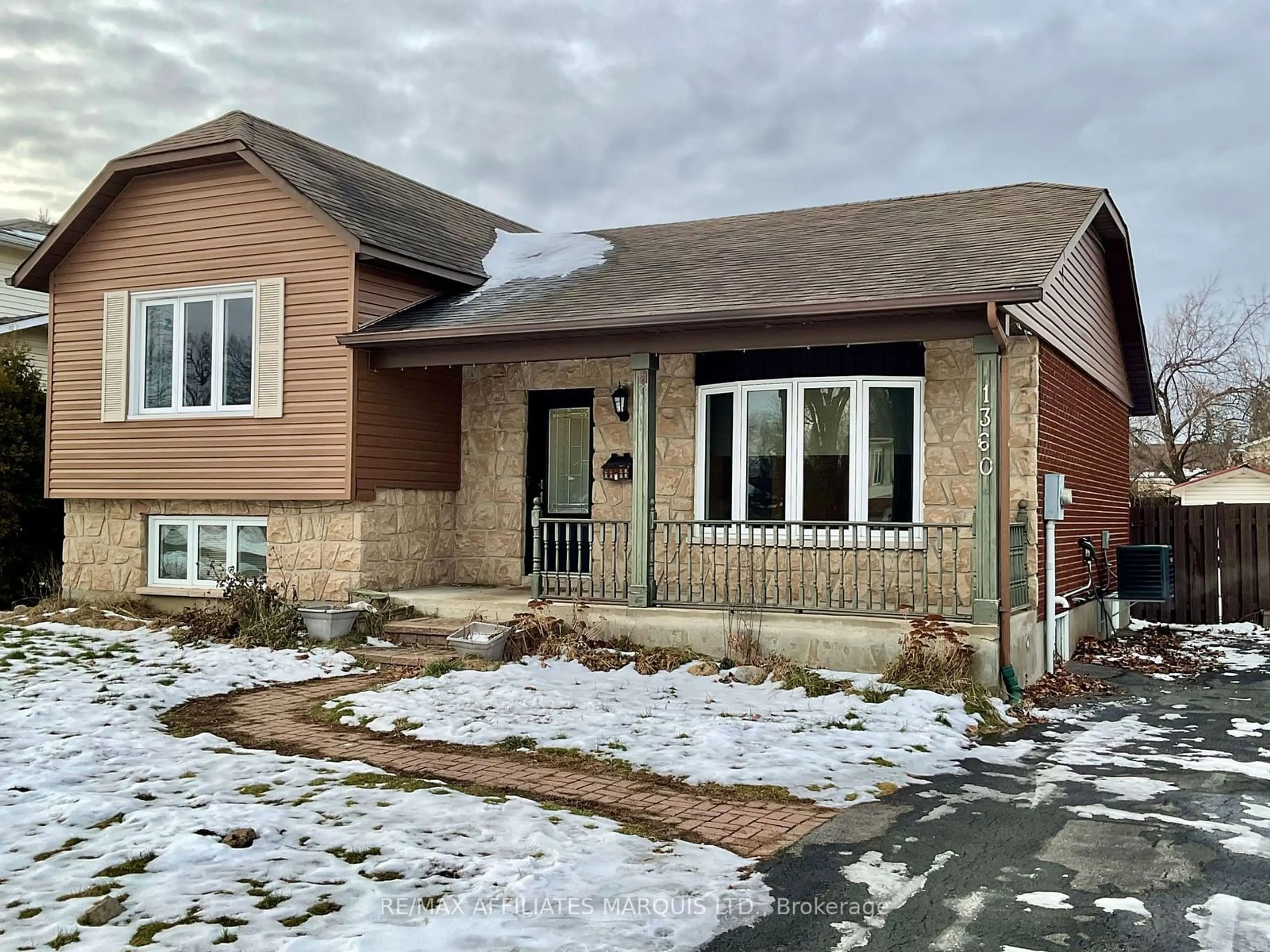 Home with brick exterior material, street for 1360 Lancaster Cres, Cornwall Ontario K6H 6P6