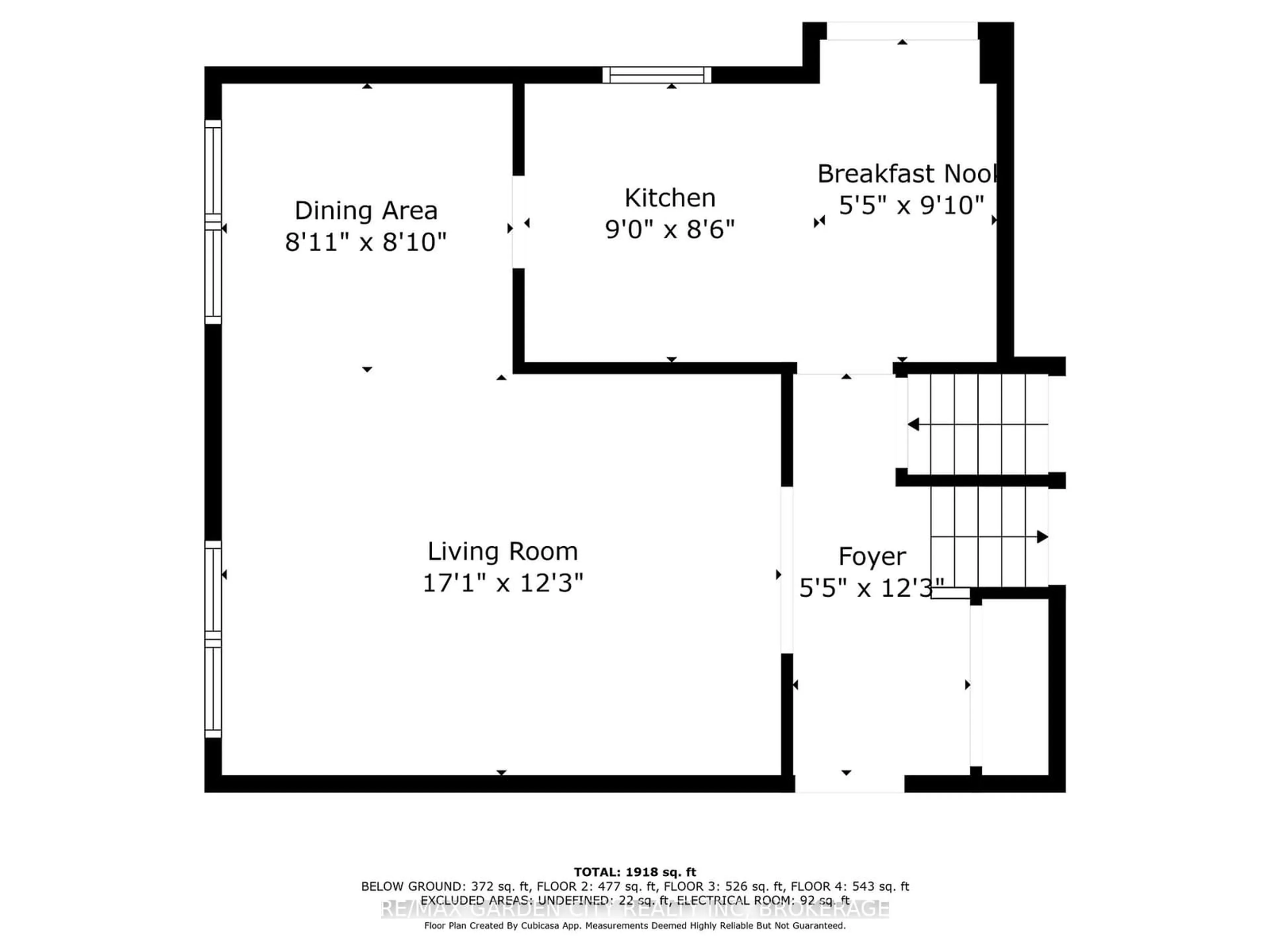 Floor plan for 9 Royal Oak Dr, St. Catharines Ontario L2N 4B7