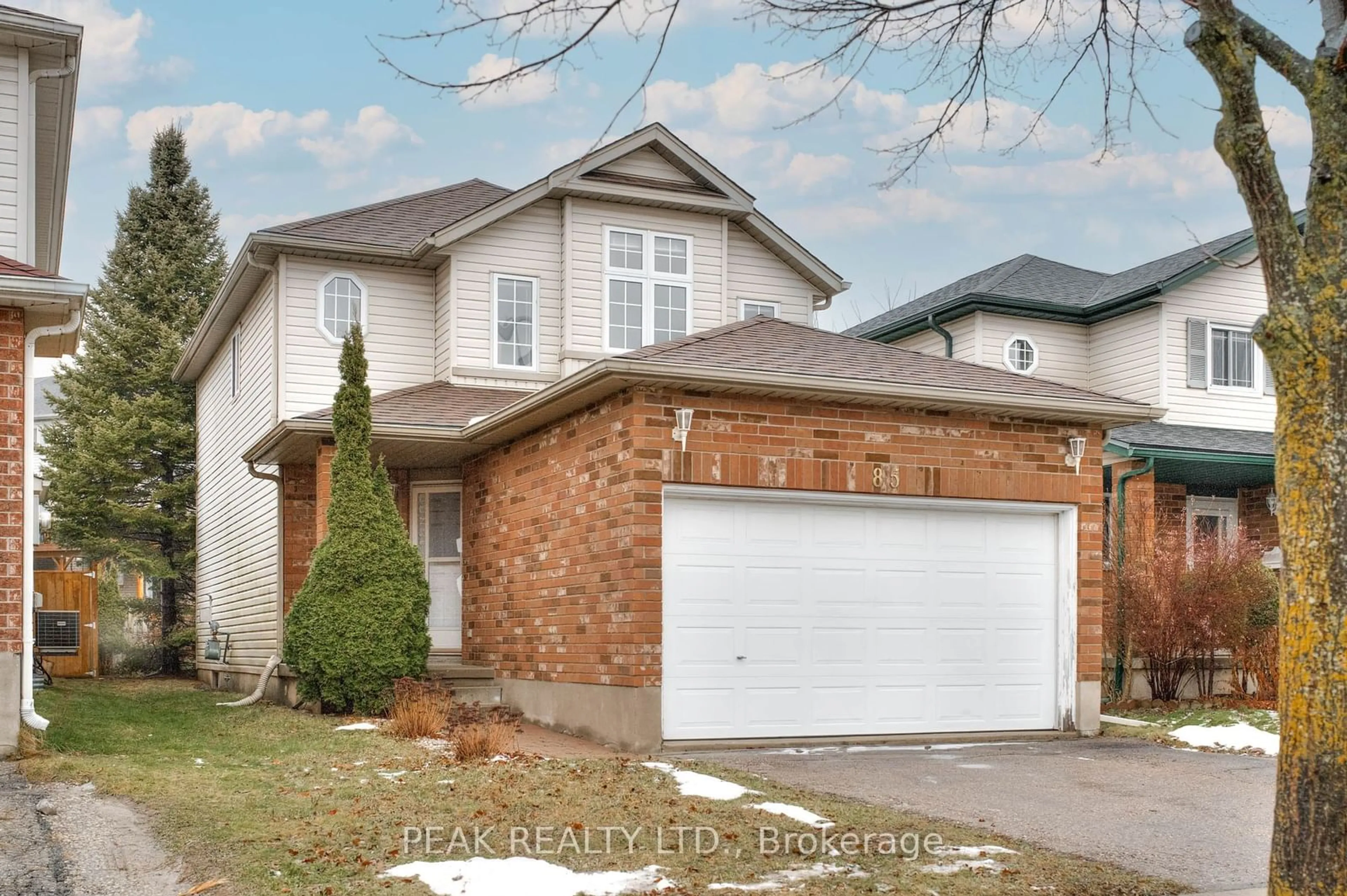 Home with brick exterior material, street for 85 Eastforest Tr, Kitchener Ontario N2N 3M3