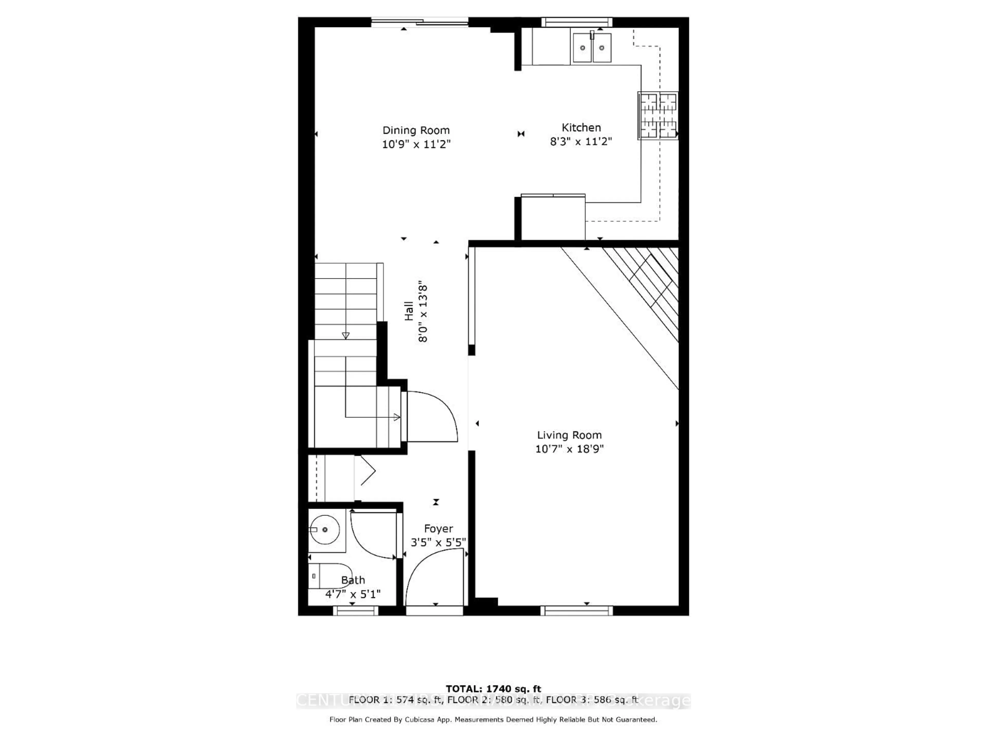 Floor plan for 160 Conway Dr #Unit 7, London Ontario N6E 3M4