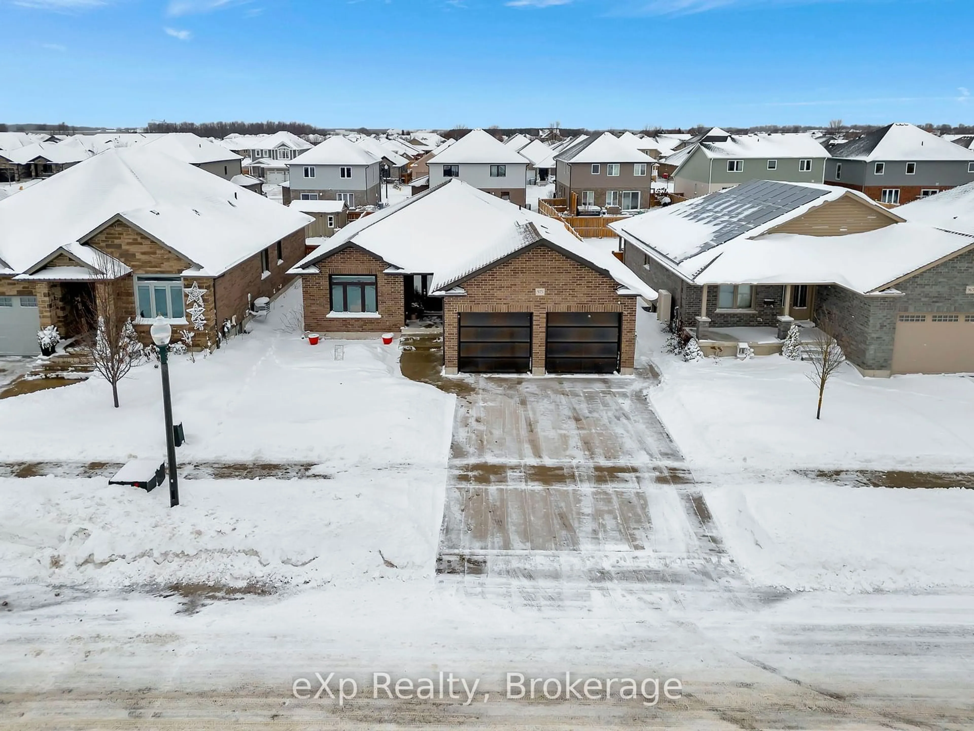 A pic from outside/outdoor area/front of a property/back of a property/a pic from drone, street for 975 Reserve Ave, North Perth Ontario N4W 0B5